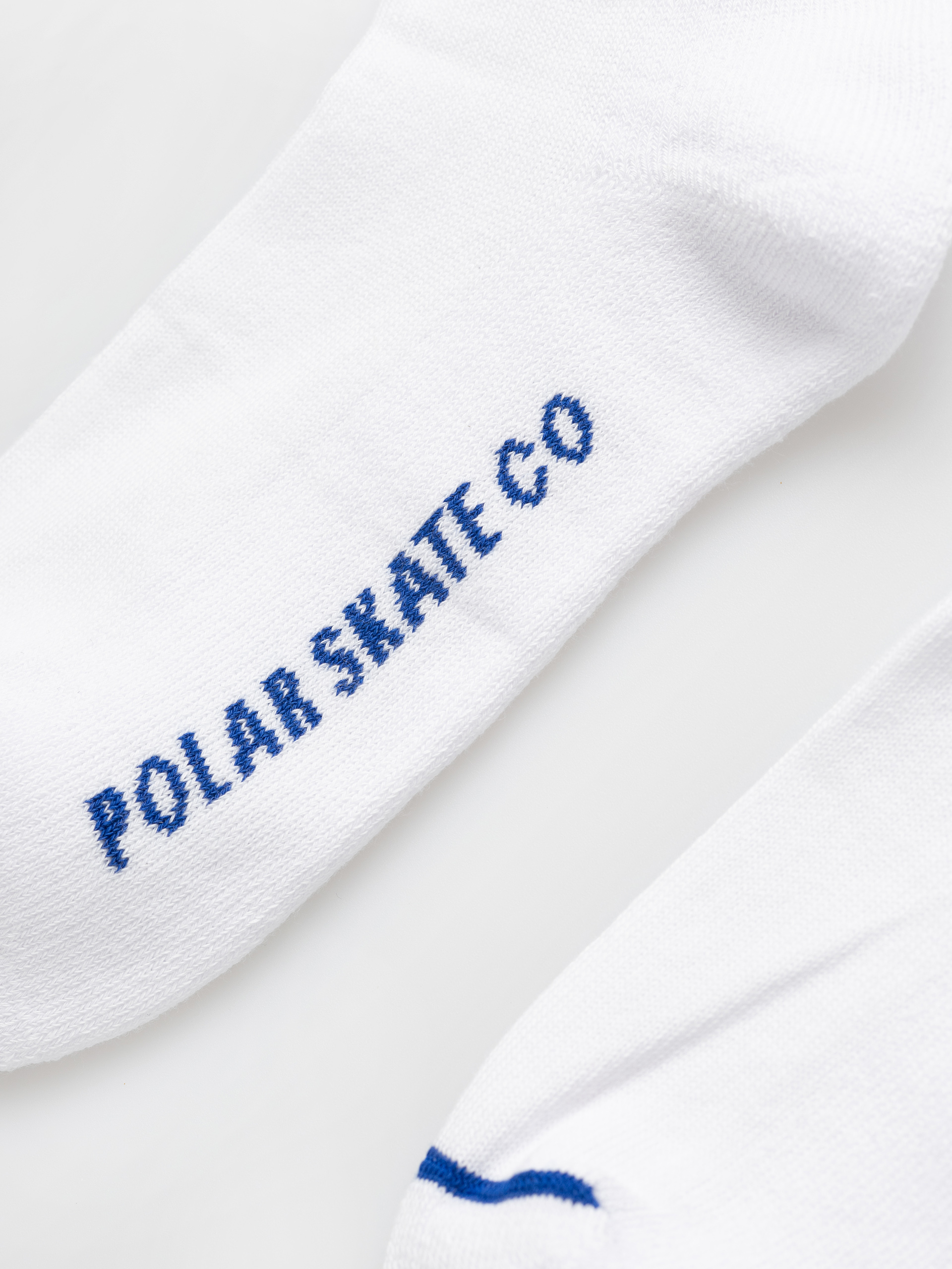 Чорапи Polar Skate Rib Long 2 Stripes (white/blue)