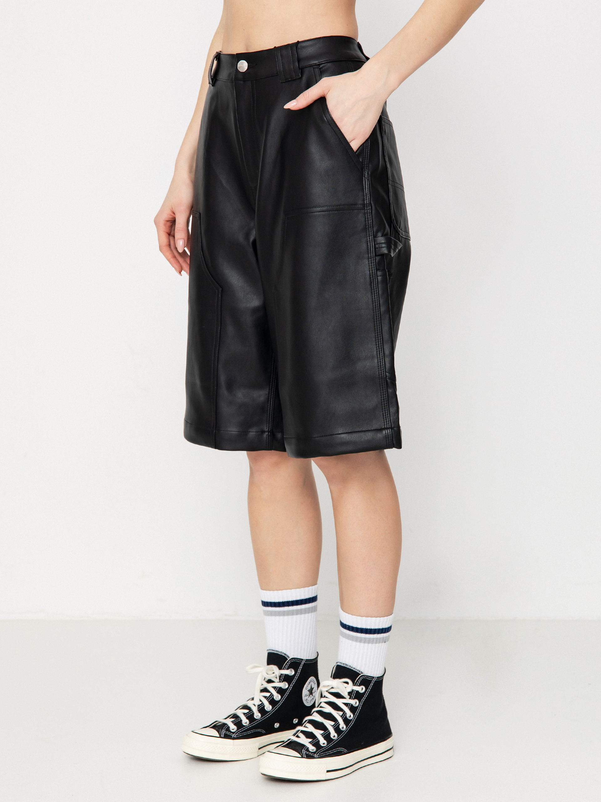 Къси панталони Carhartt WIP Norwich DK Wmn (black)
