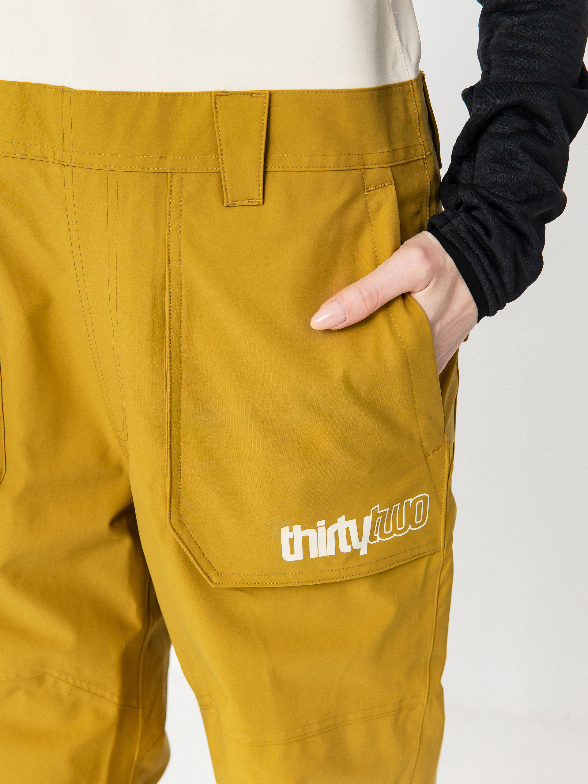 Дамско Сноуборд панталони ThirtyTwo Basement Bib (tan)