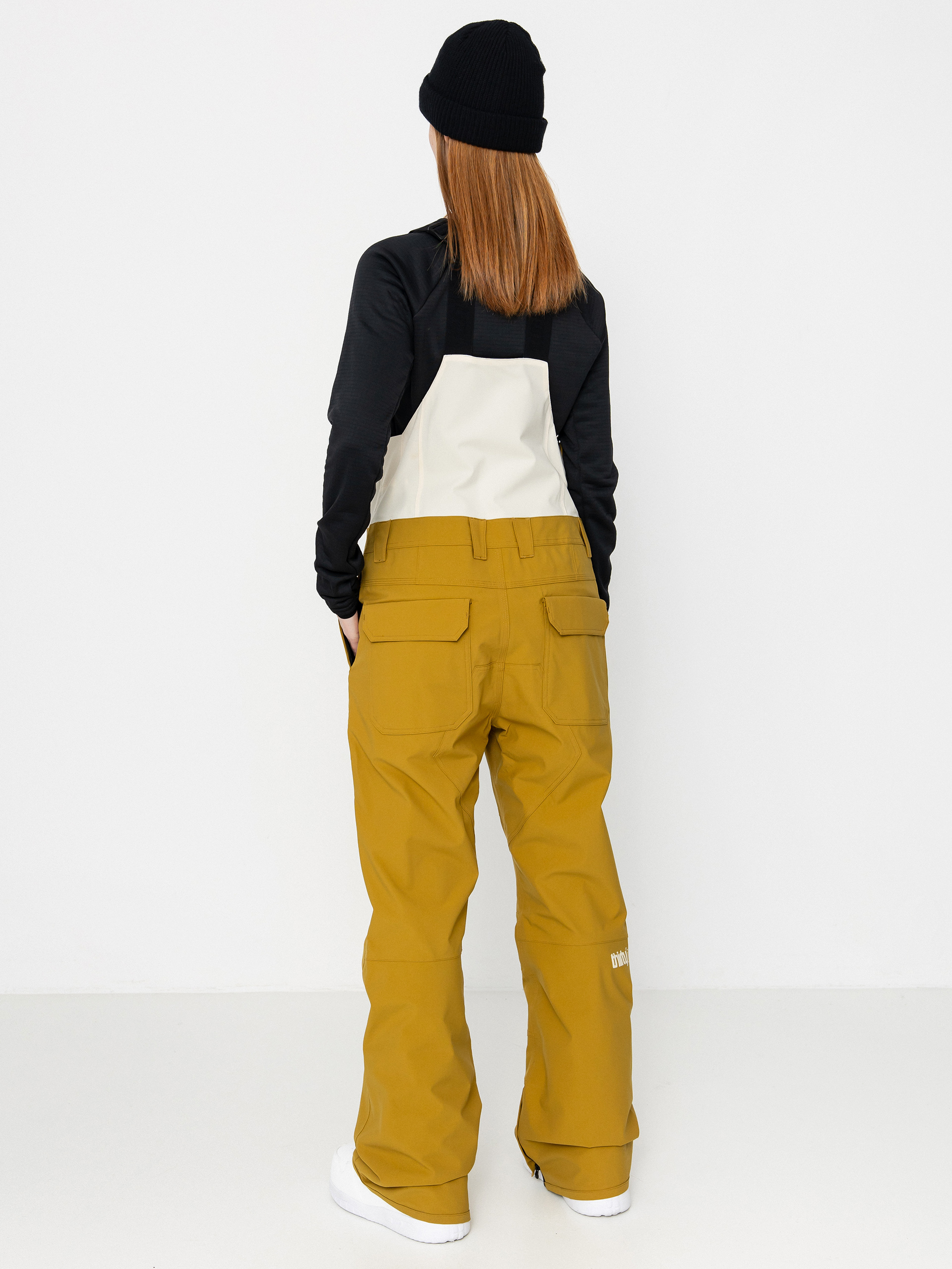 Дамско Сноуборд панталони ThirtyTwo Basement Bib (tan)