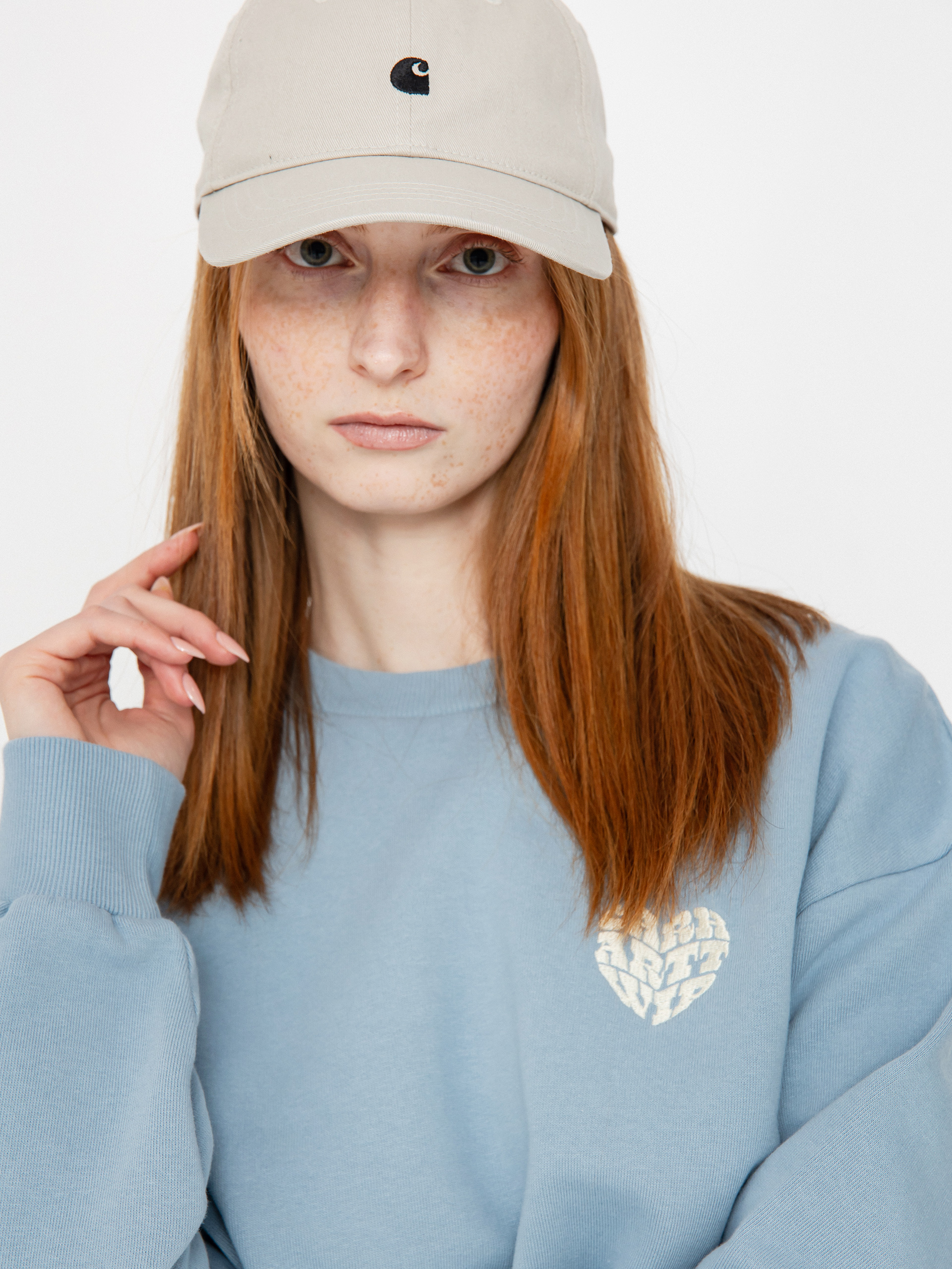 Суитшърт Carhartt WIP Productions Wmn (frosted blue)