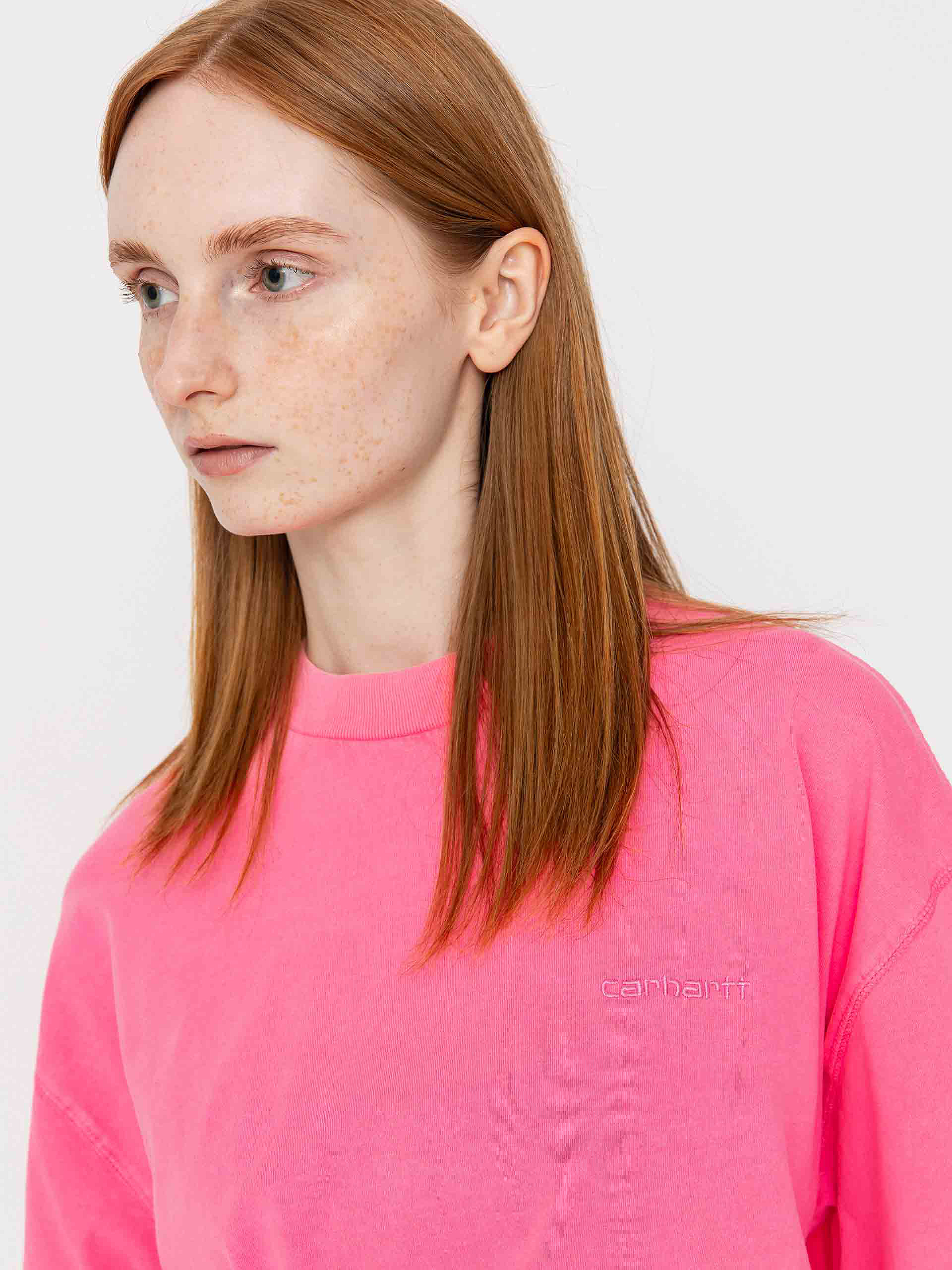 Тениска Carhartt WIP Lumo Wmn (lumo pink)