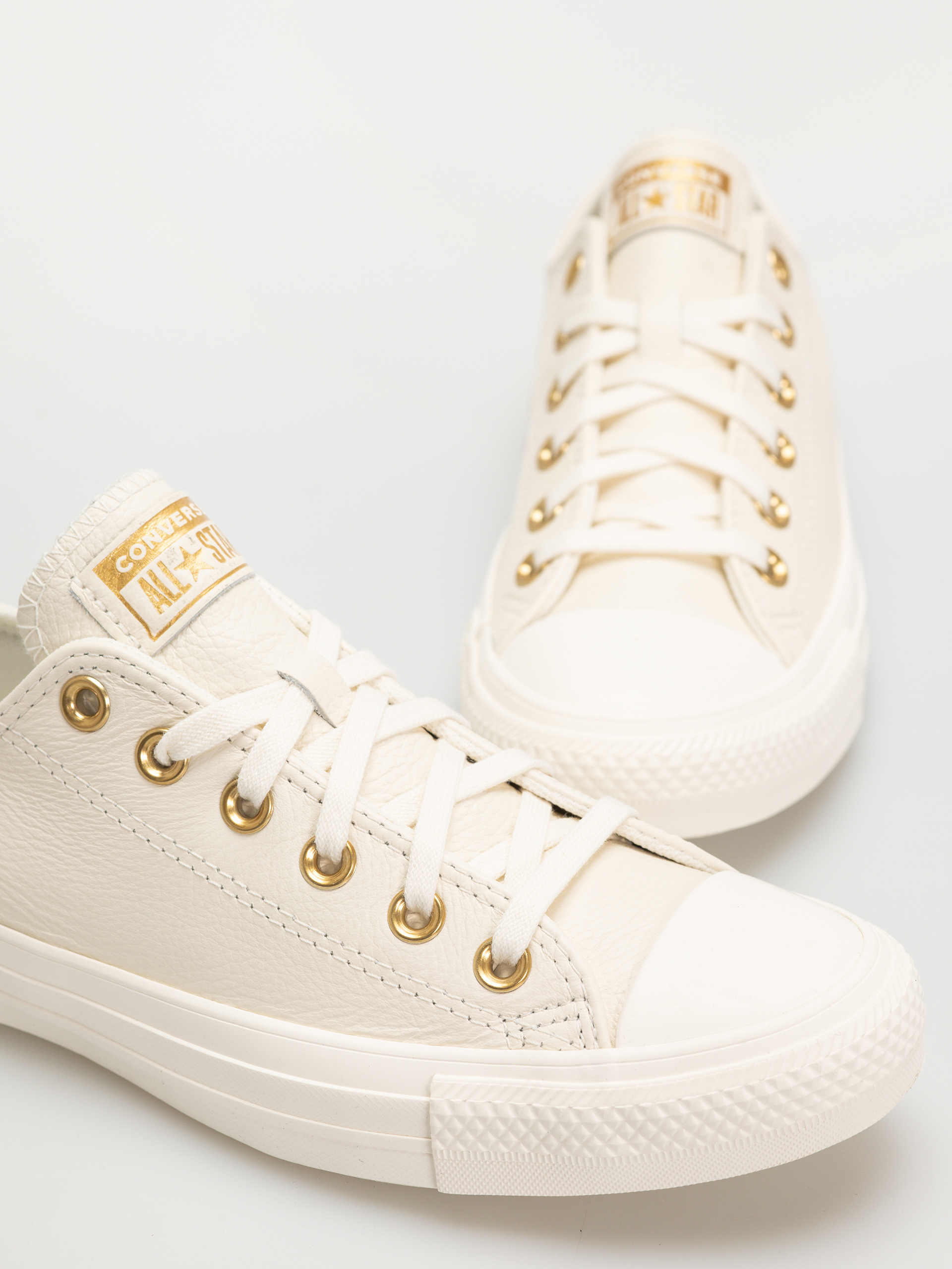 Кецове Converse Chuck Taylor All Star Ox Wmn (egret/egret/gold)