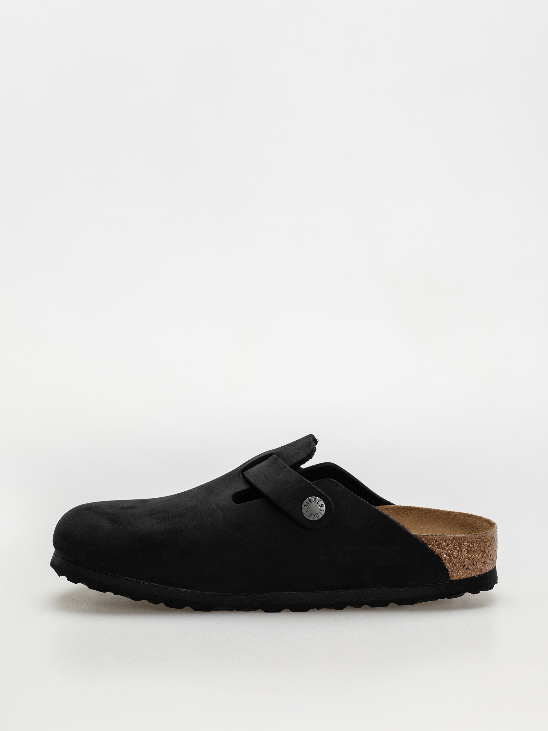 Чехли Birkenstock Boston Oiled Leather Narrow Wmn (black)