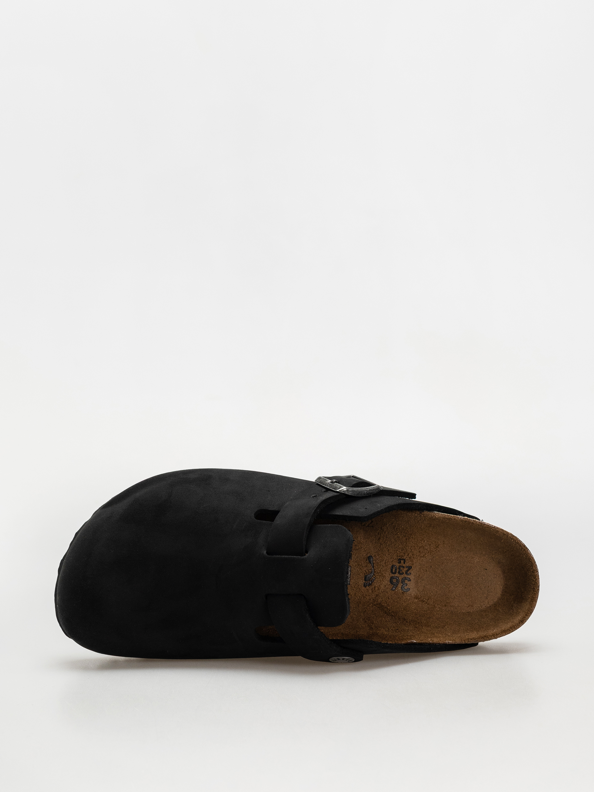 Чехли Birkenstock Boston Oiled Leather Narrow Wmn (black)