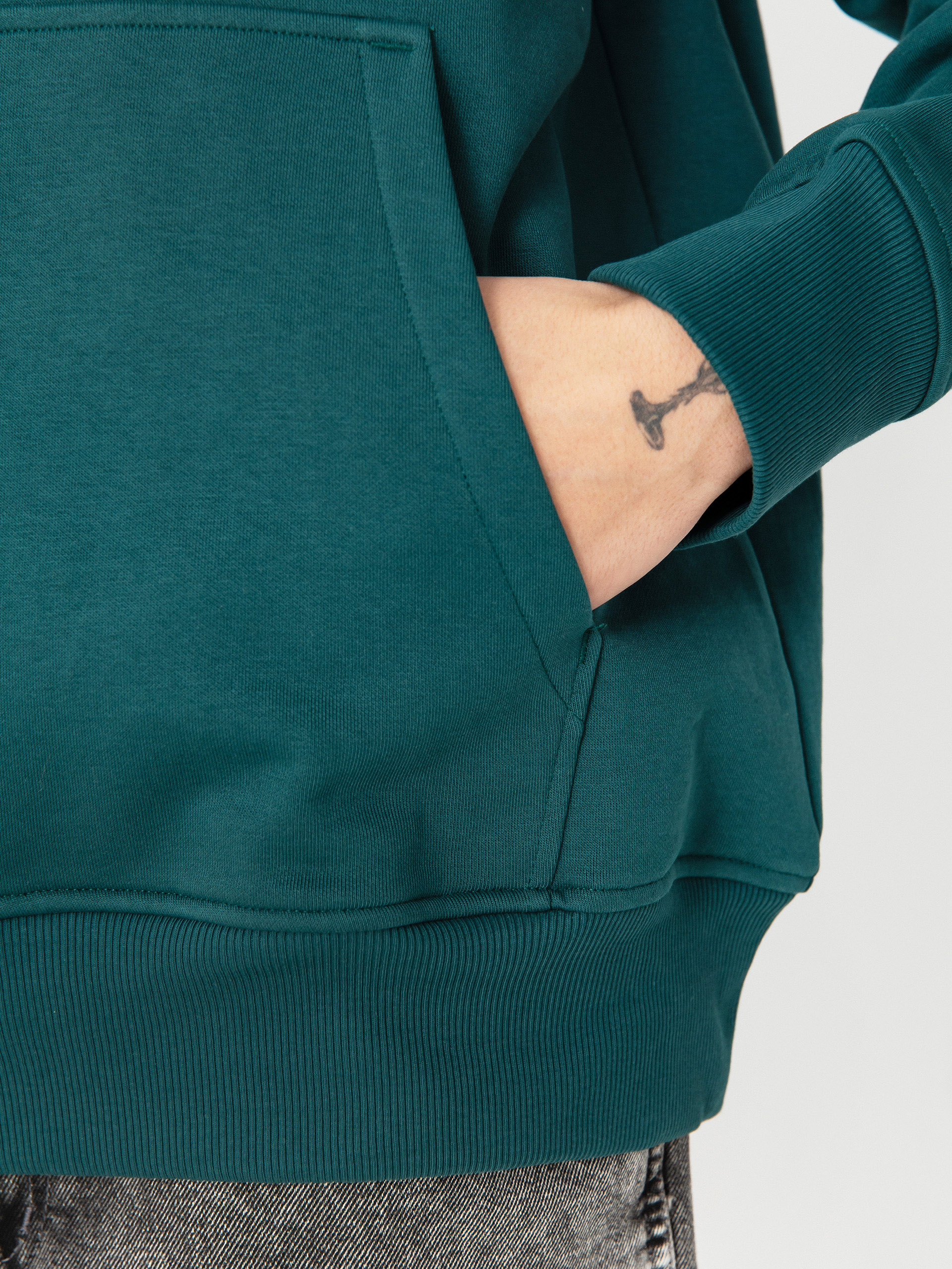 Суитшърт с качулка The North Face Raglan Box Nse HD (deep nori/estate blue)