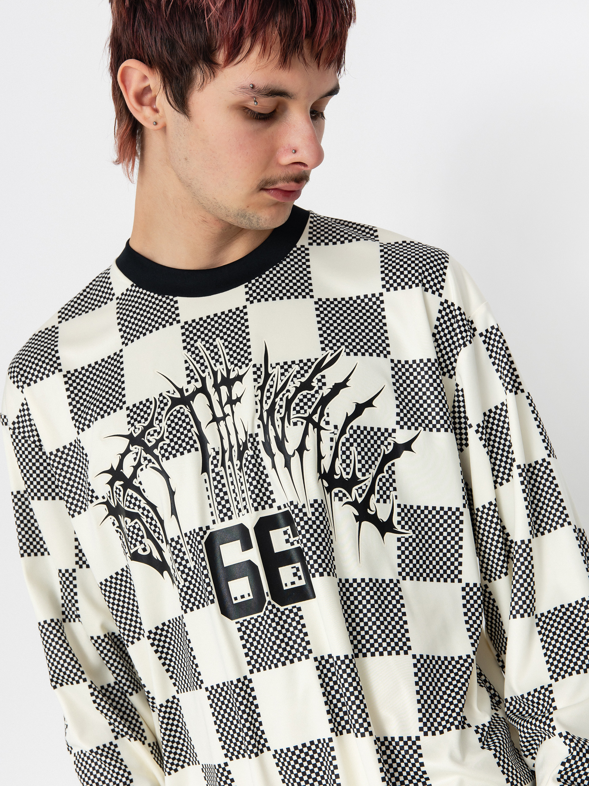 Блуза Vans Metal Arch Soccer Knit (lemon icing/black)