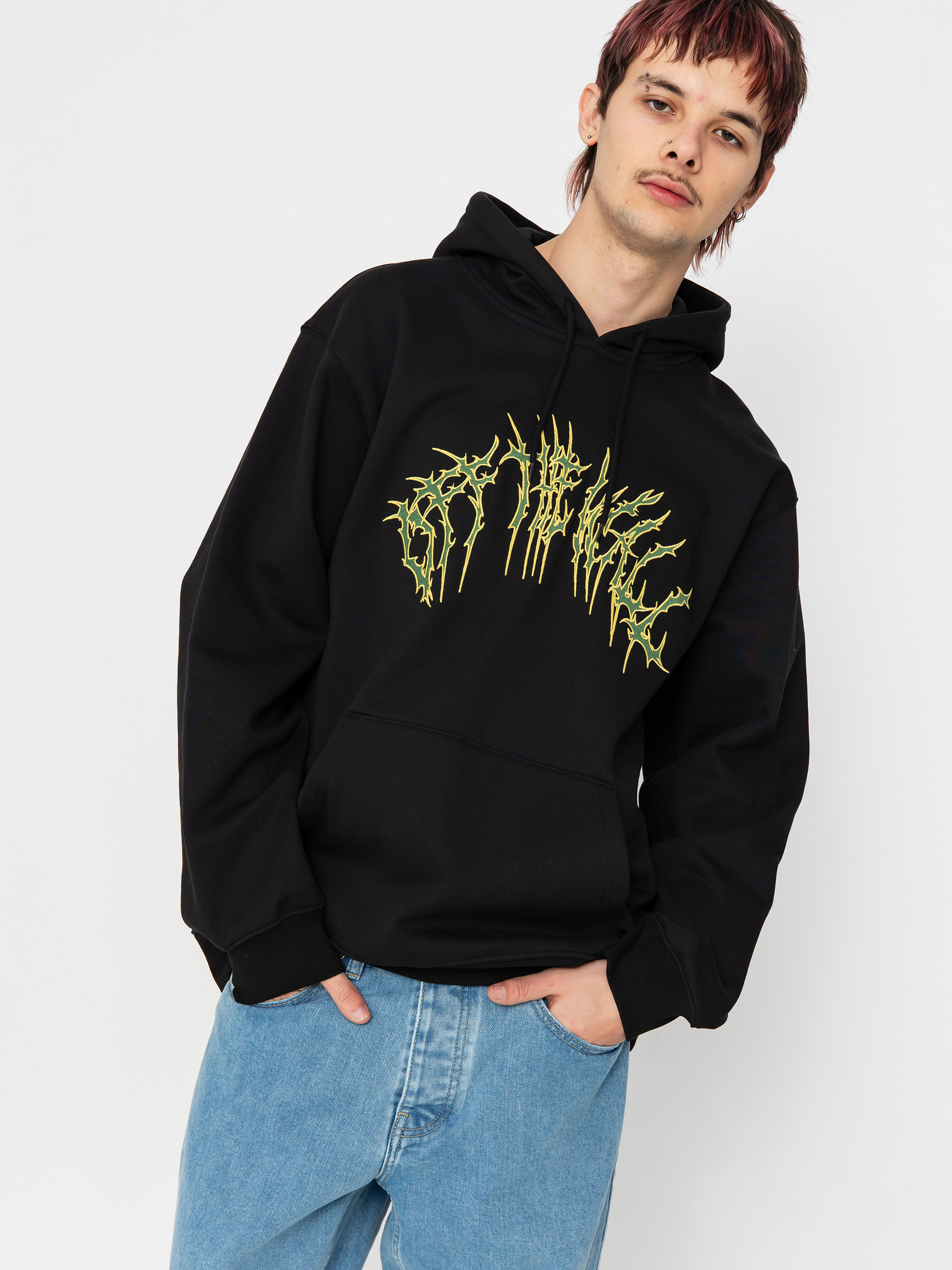 Суитшърт с качулка Vans Metal Arch HD (black)