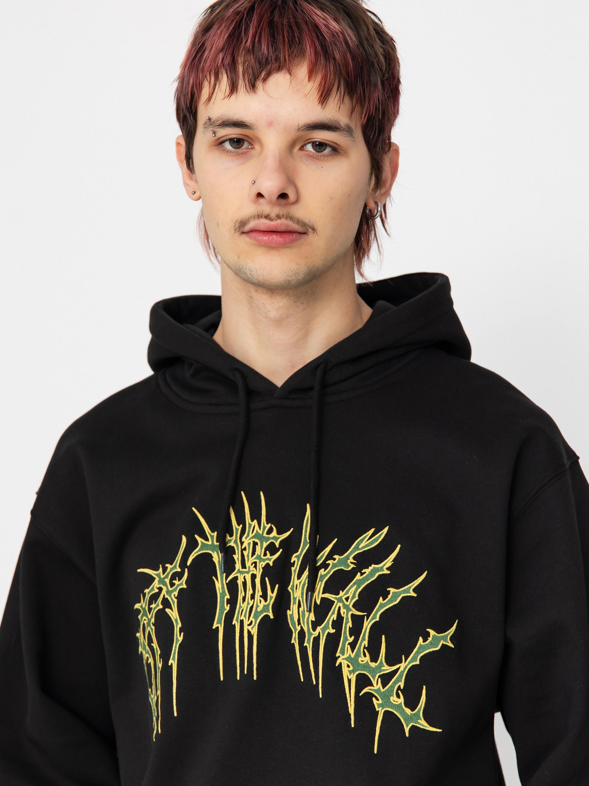 Суитшърт с качулка Vans Metal Arch HD (black)