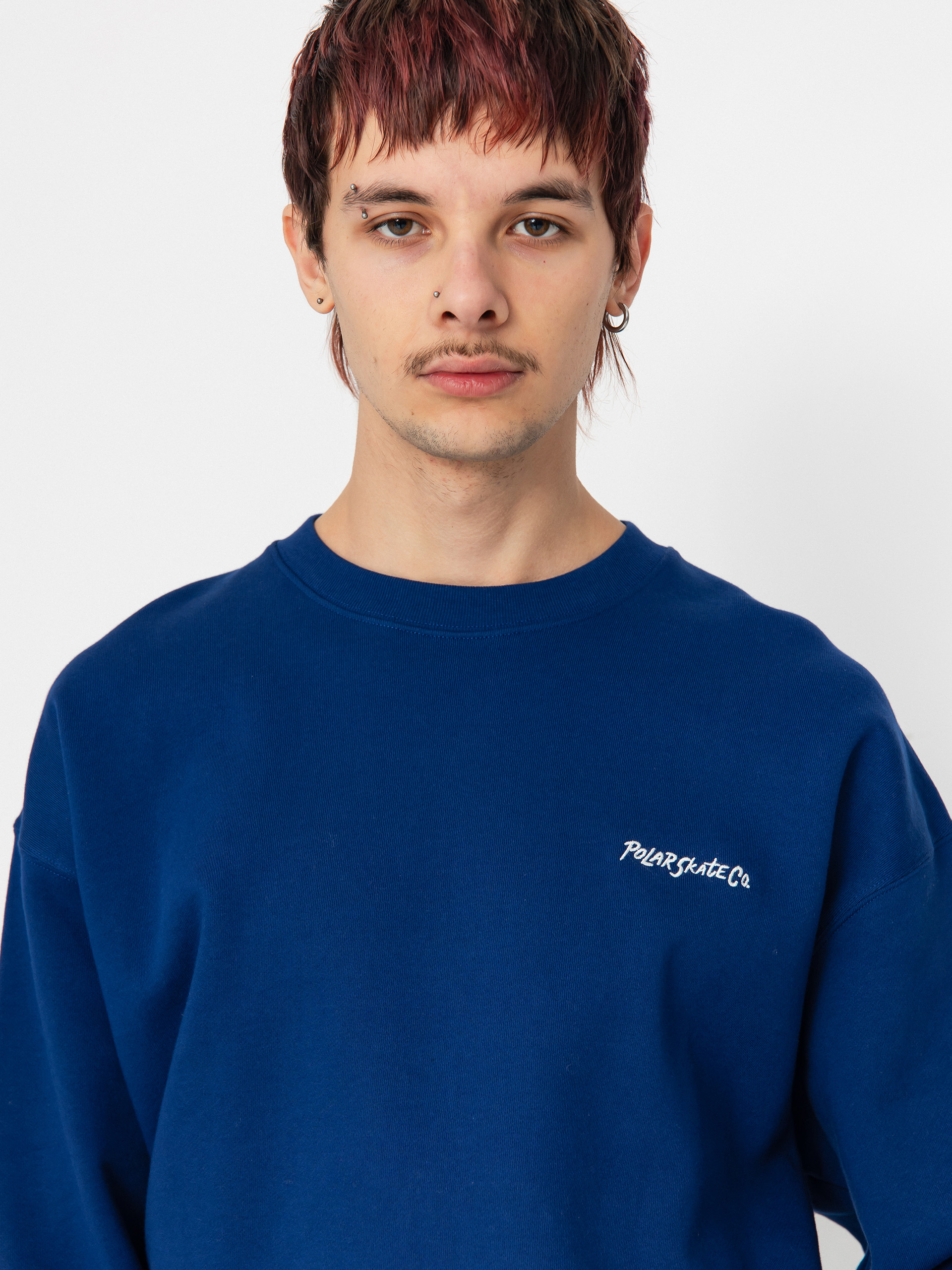 Суитшърт Polar Skate Dave Crewneck (deep royal blue)
