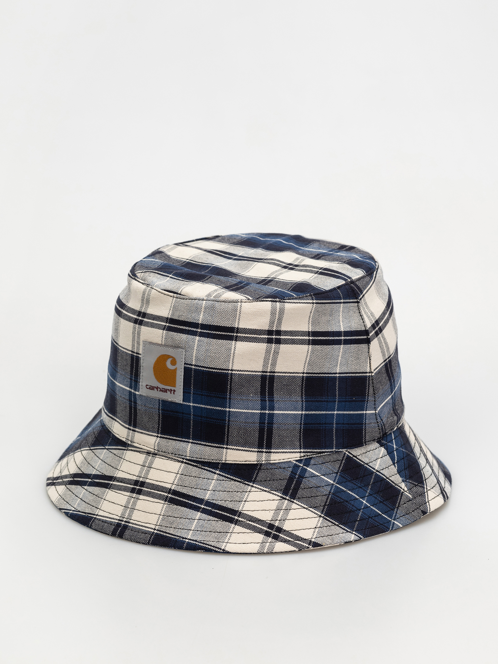 Шапка с периферия Carhartt WIP Tarbell Bucket Wmn (tarbell check/dark navy/white)