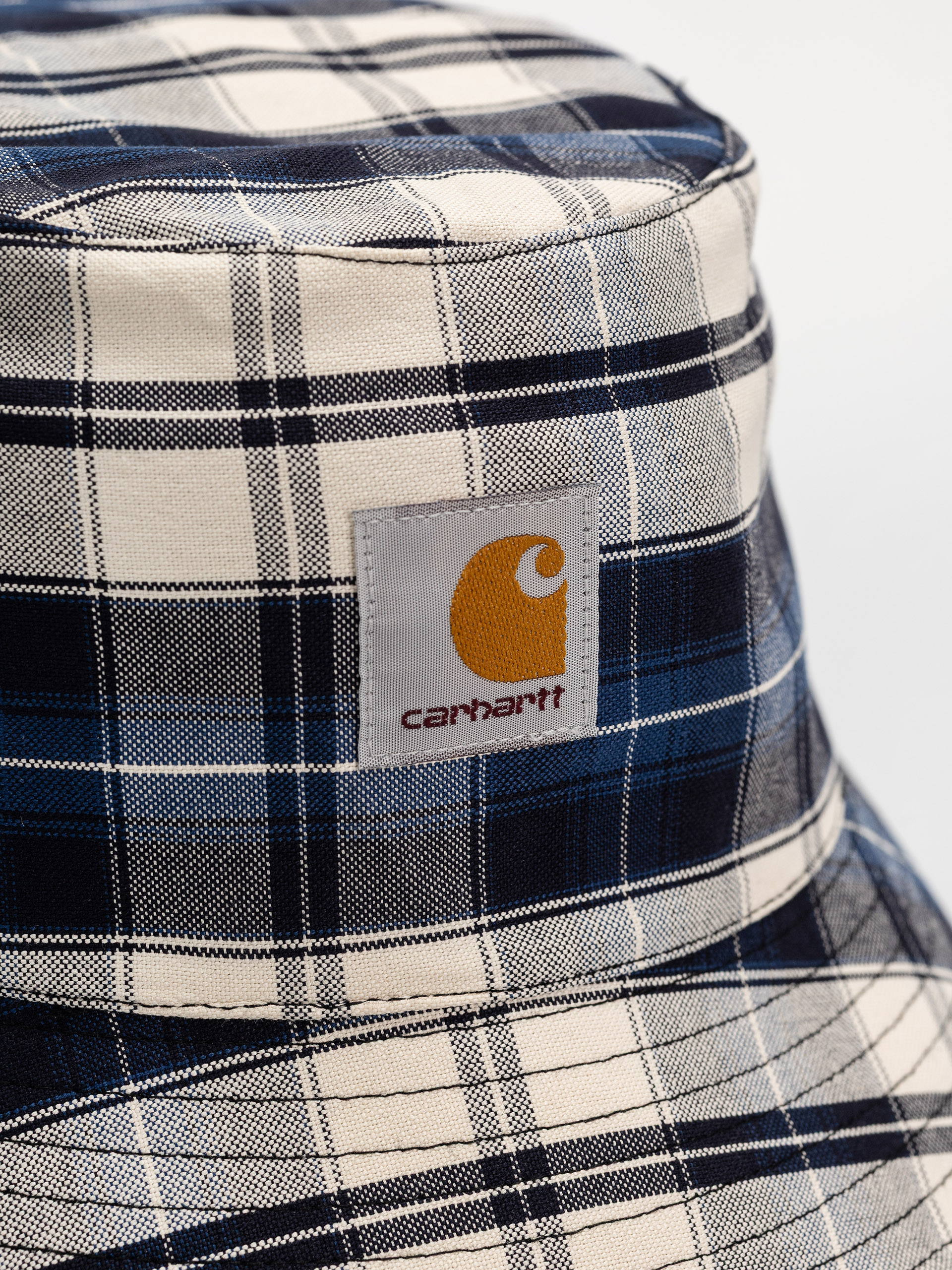 Шапка с периферия Carhartt WIP Tarbell Bucket Wmn (tarbell check/dark navy/white)