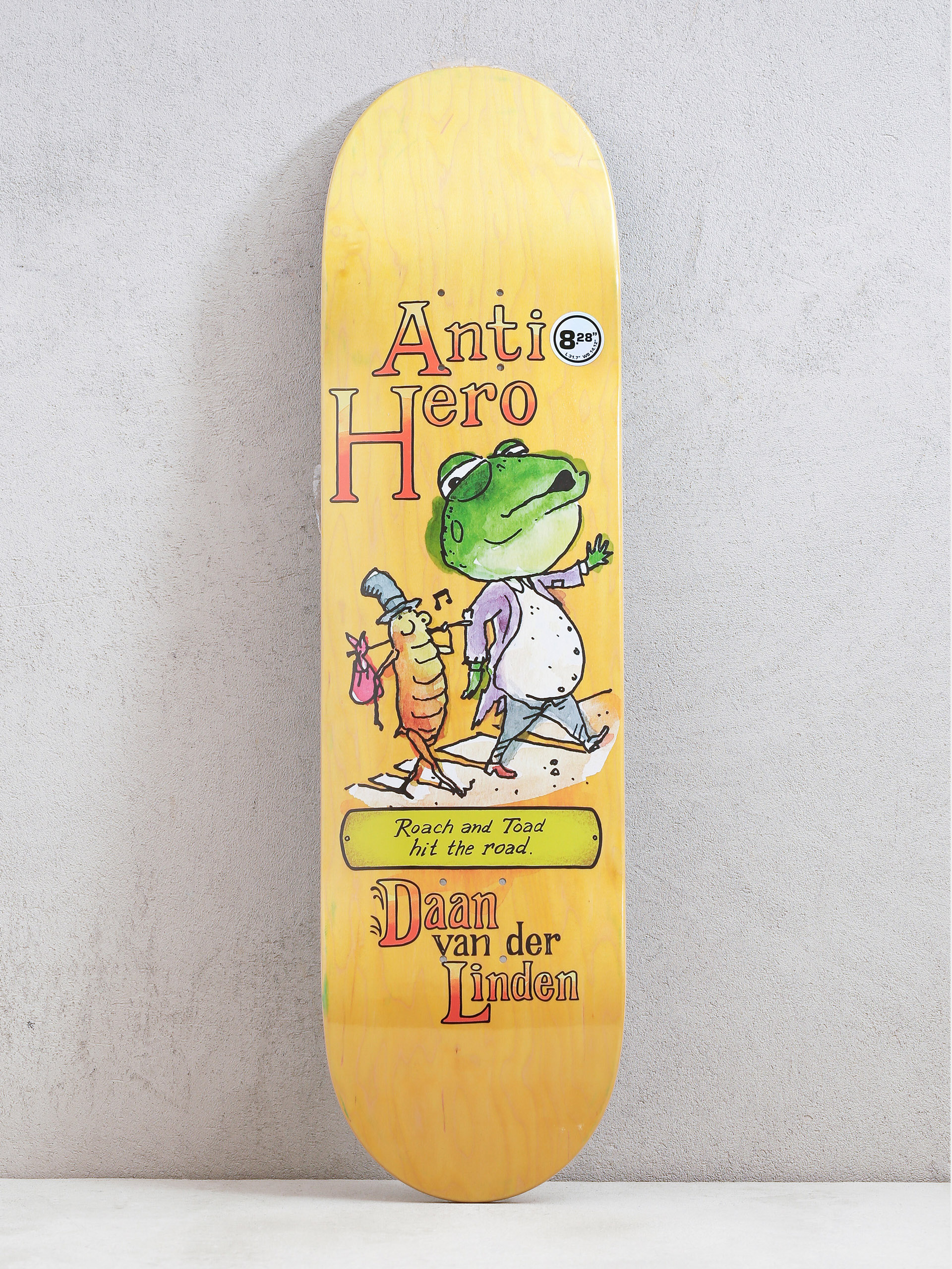 Дъска Antihero Daan Roach Toad (yellow)