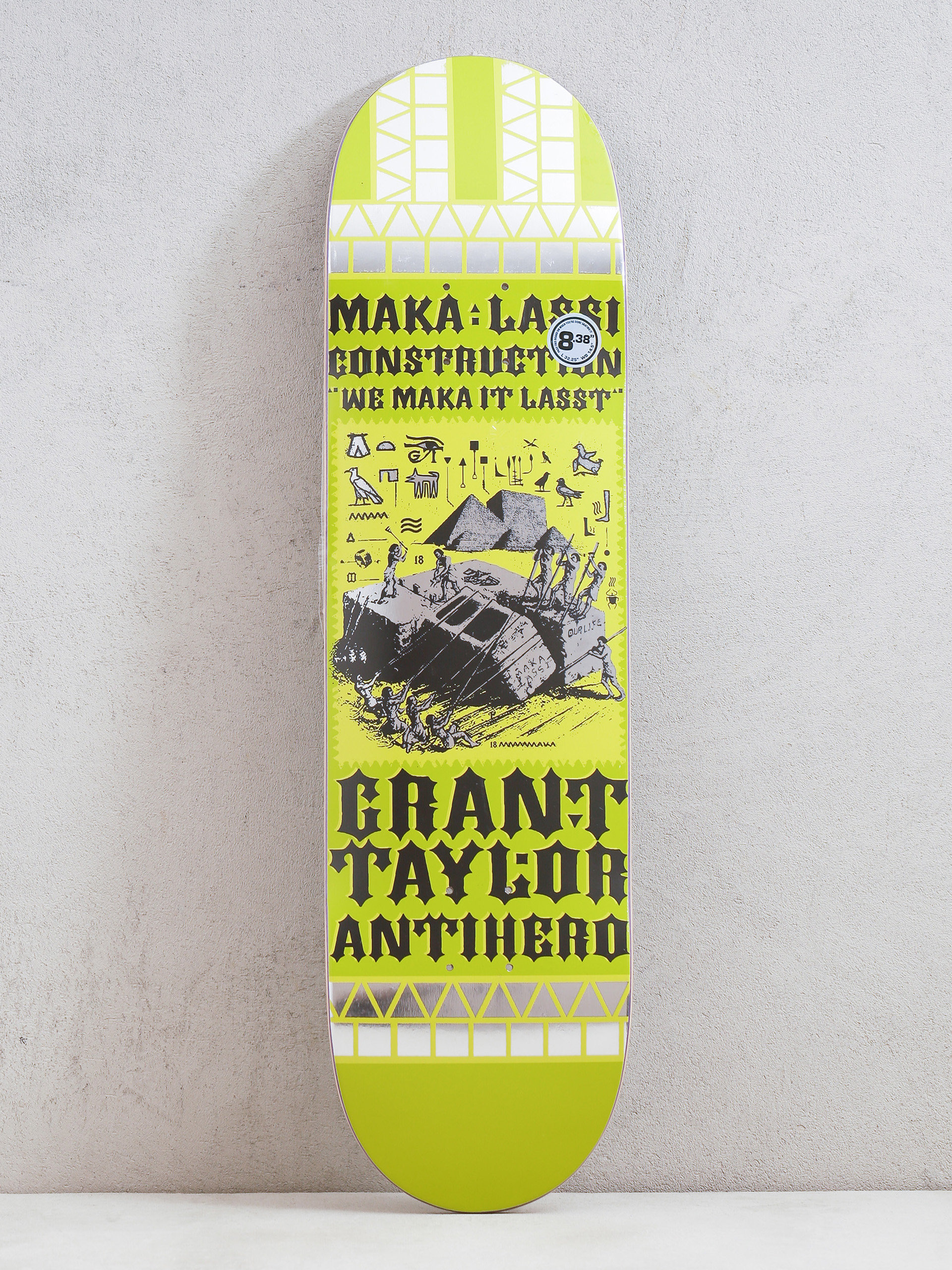 Дъска Antihero Grant Makalas Corner (neon green)