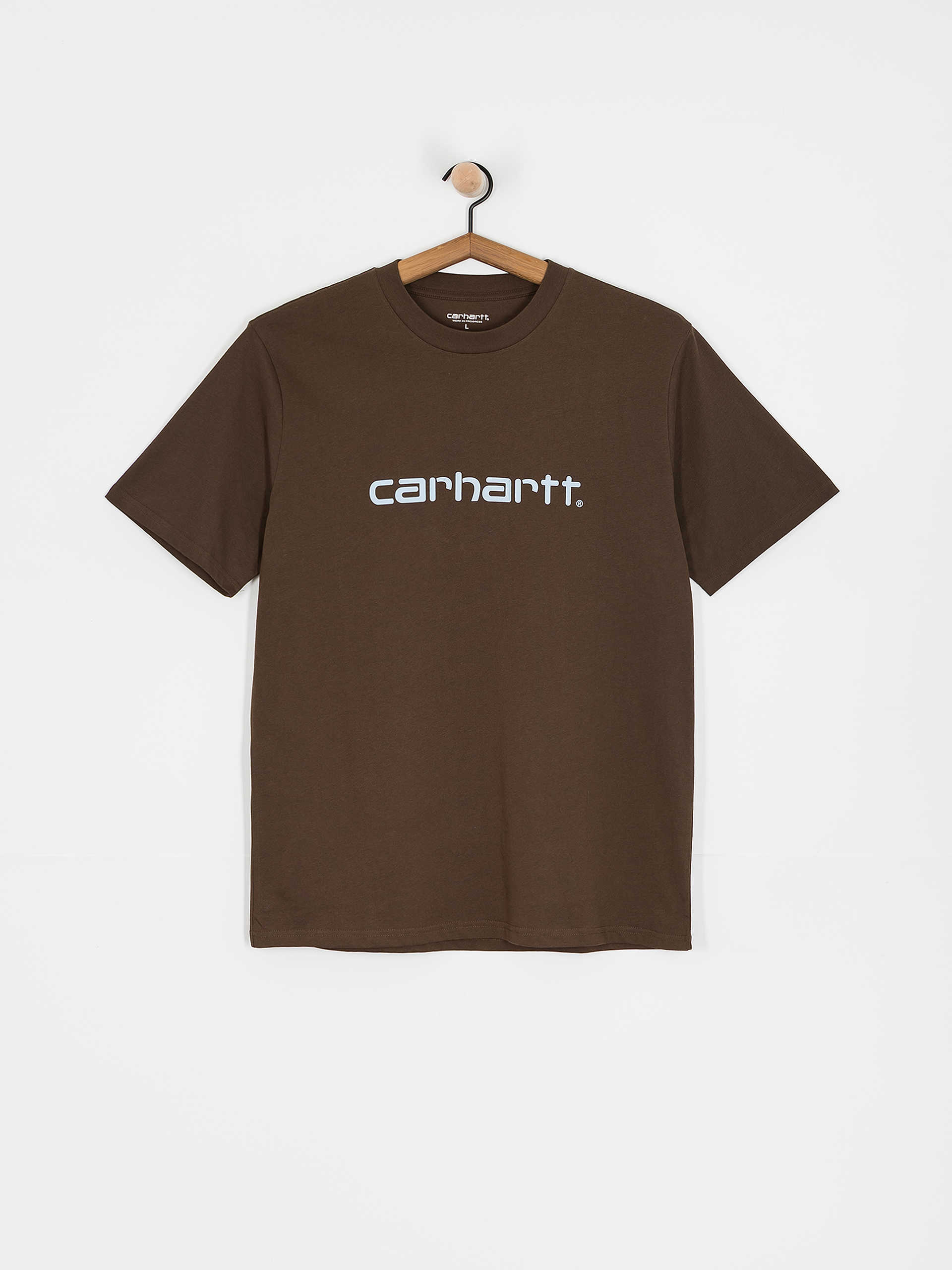 Тениска Carhartt WIP Script (liberica/air sky)