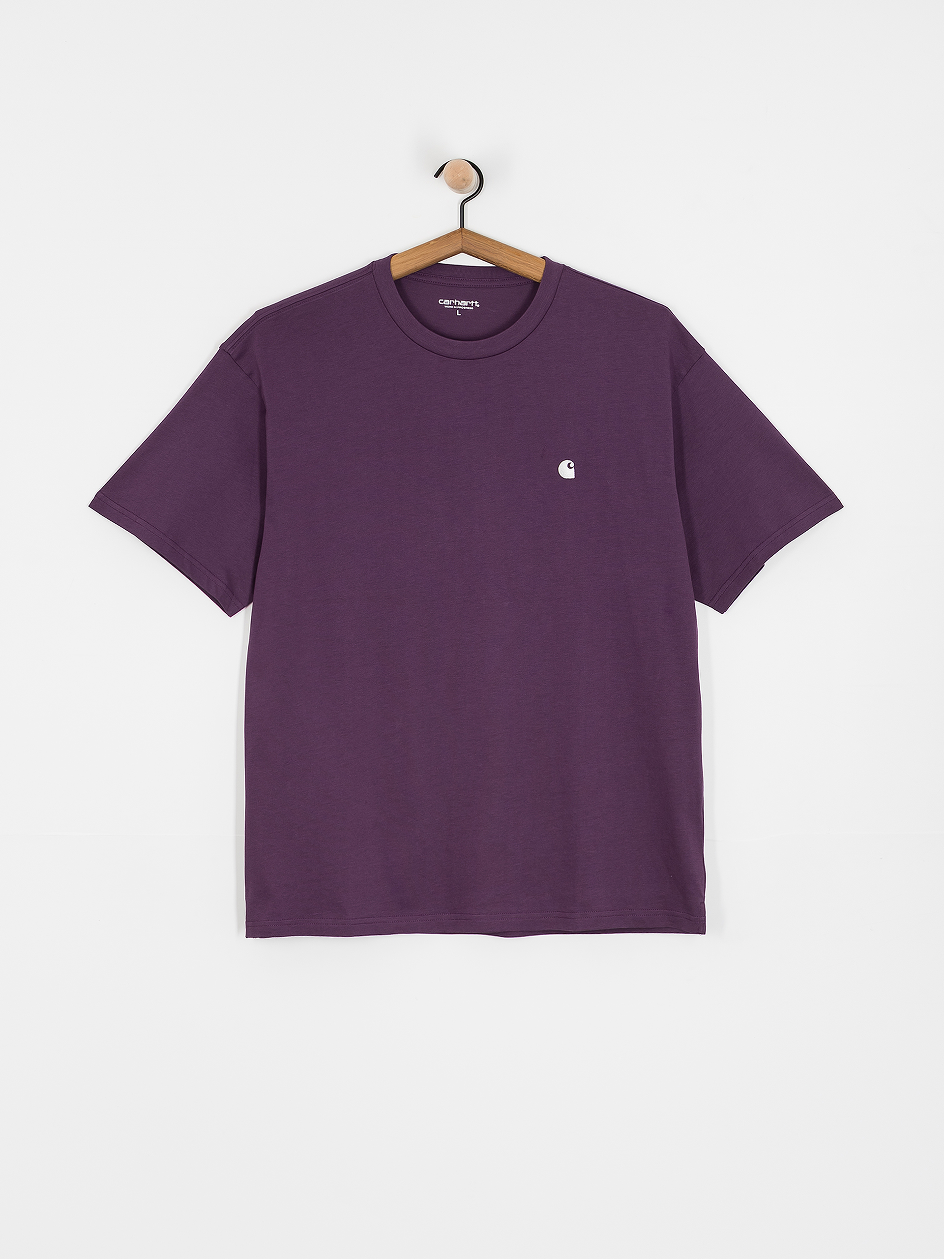 Тениска Carhartt WIP Madison (huckleberry/white)