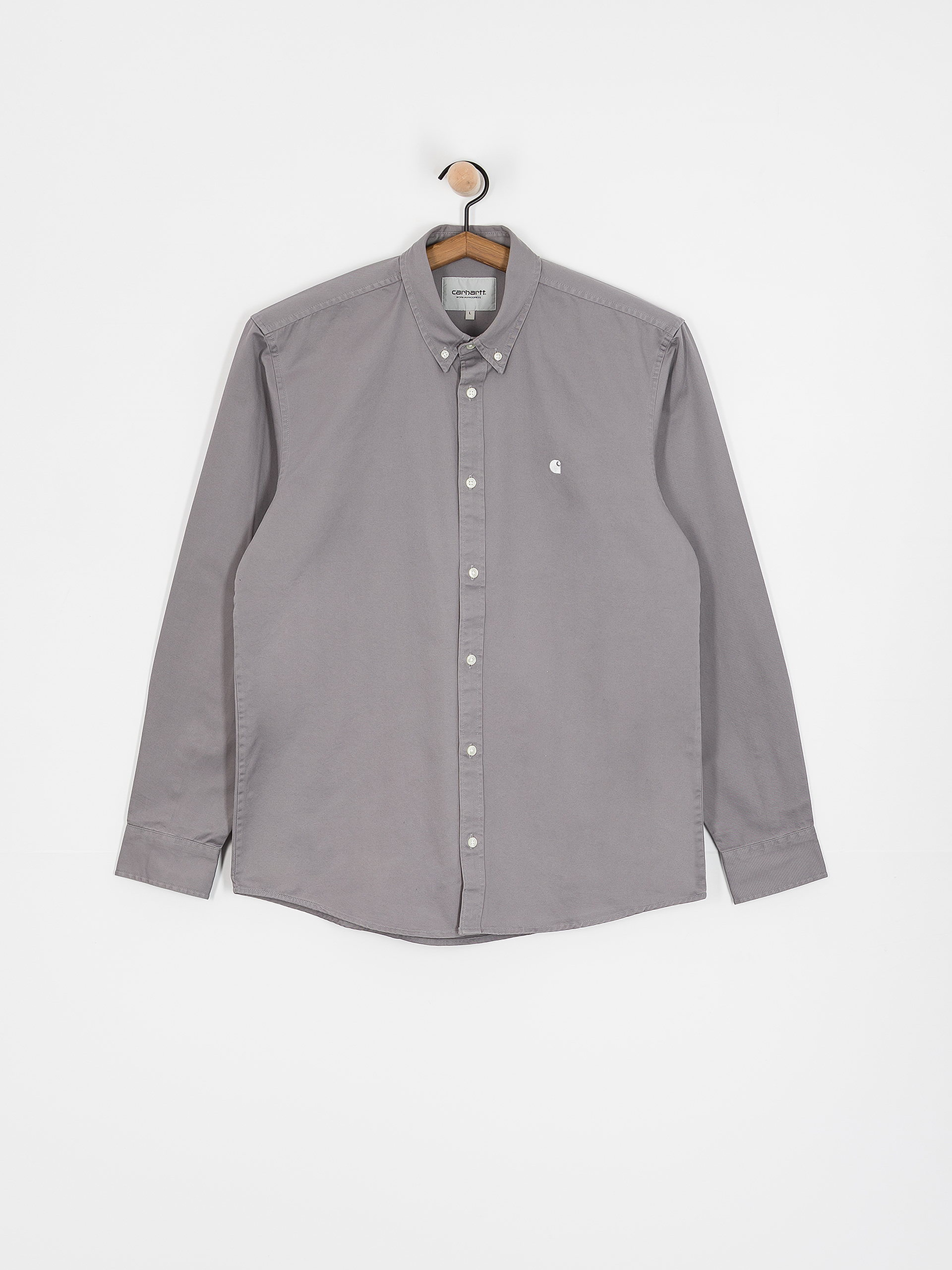 Риза Carhartt WIP Madison (yosemite/white)