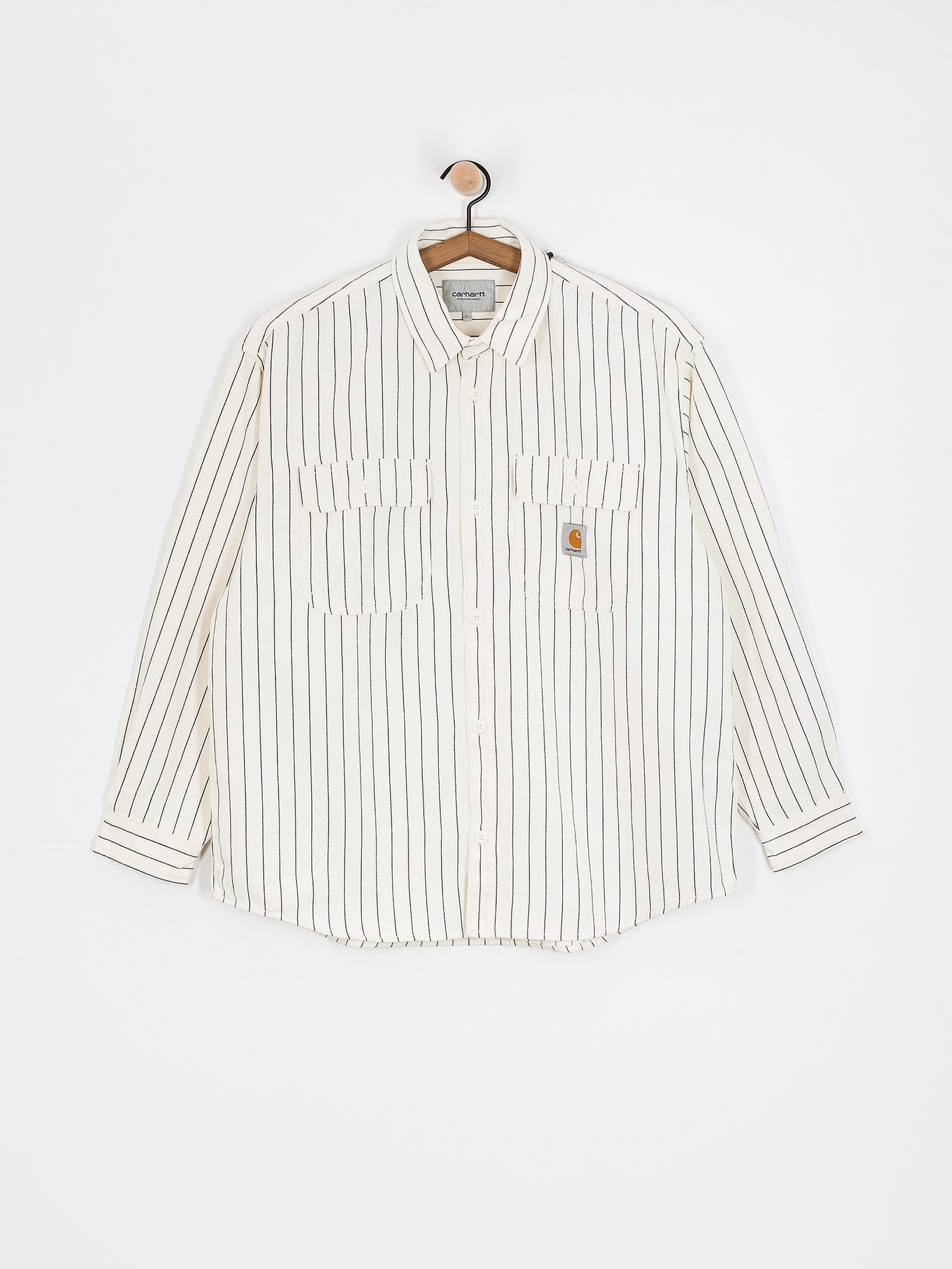 Риза Carhartt WIP Hendry (seaton stripe/wax/dark navy)