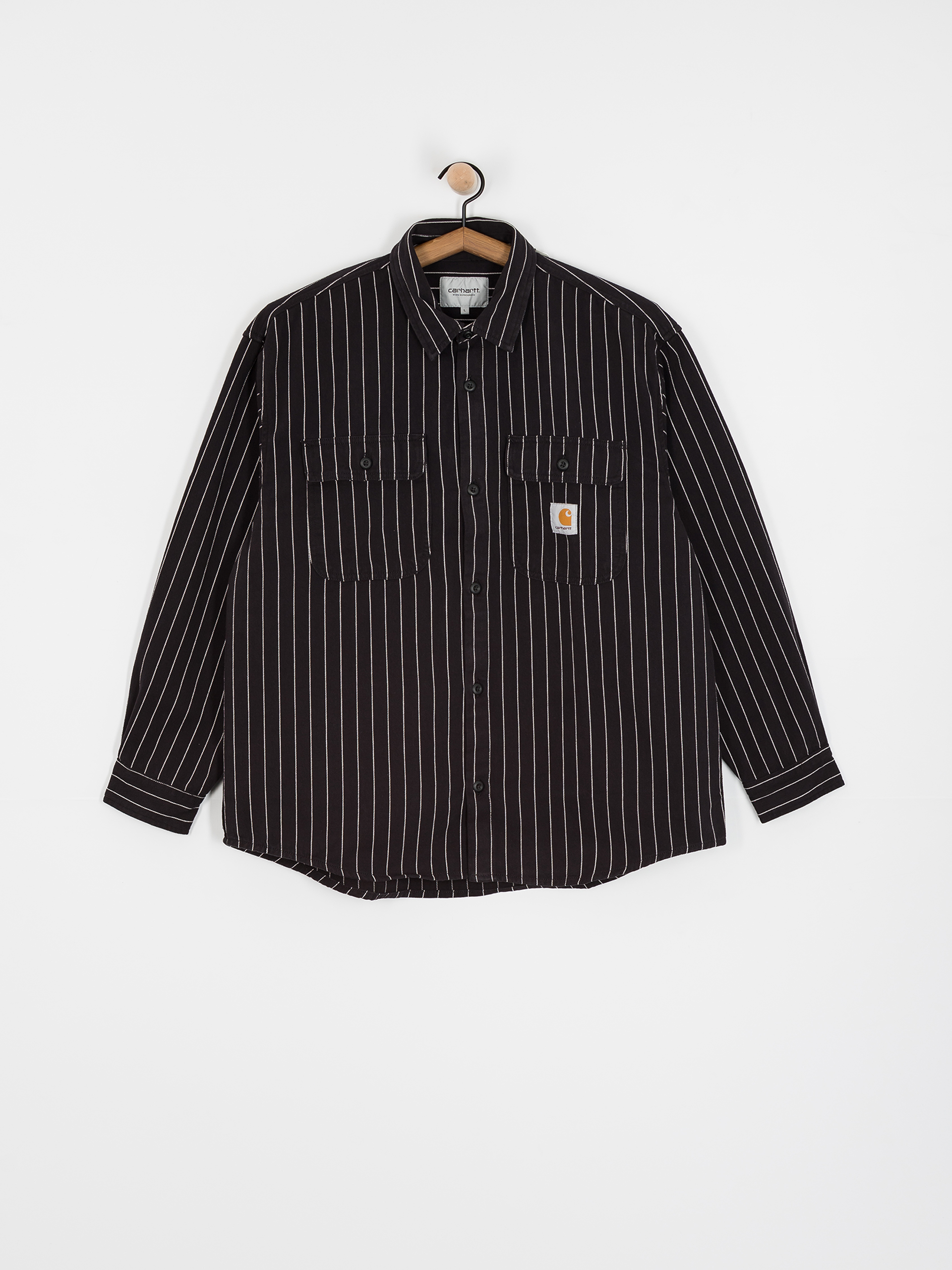 Риза Carhartt WIP Hendry (seaton stripe/black/wax)