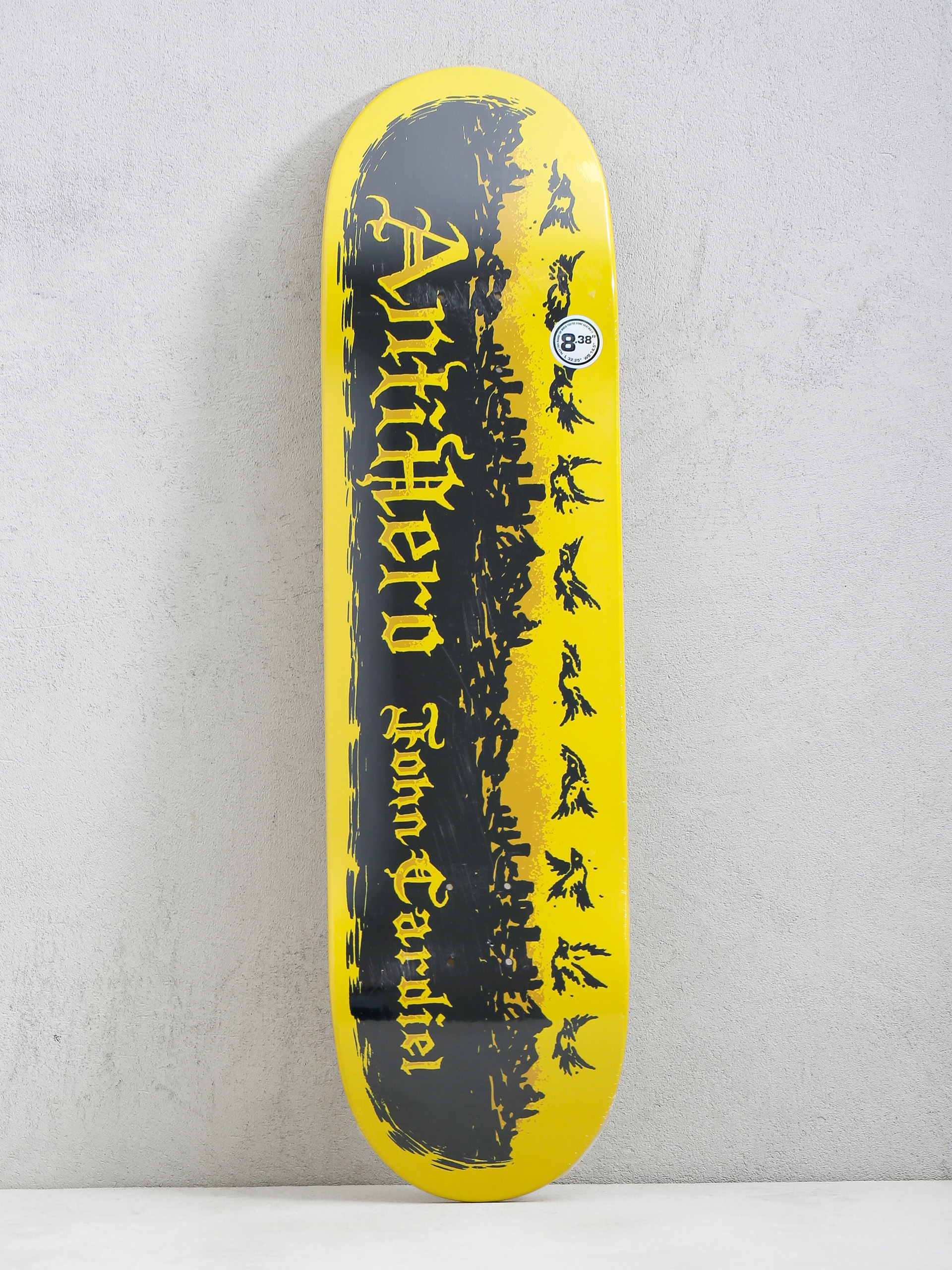 Дъска Antihero Cardiel Pigeon Mtn (yellow/black)