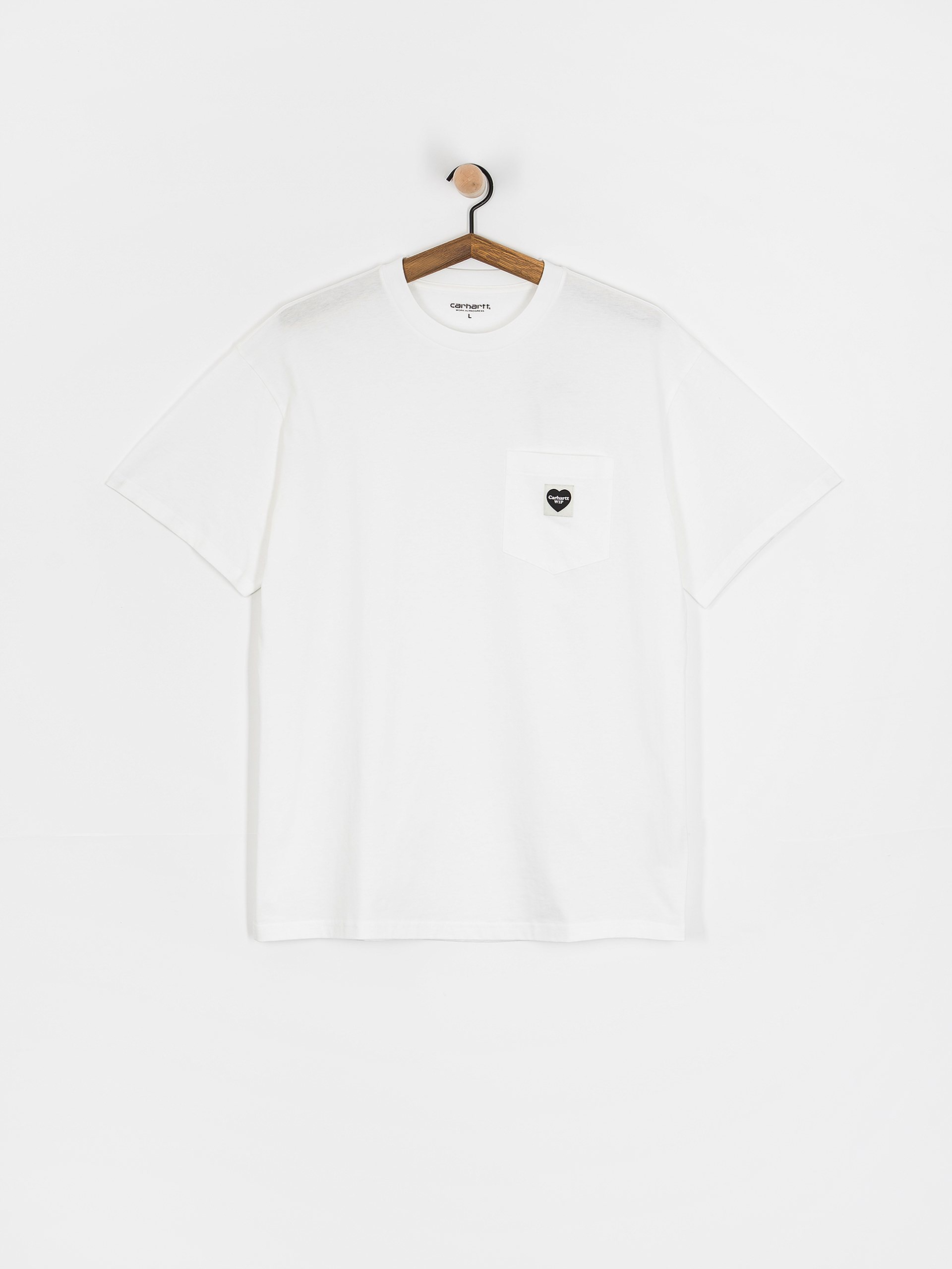 Тениска Carhartt WIP Pocket Heart (white/black)