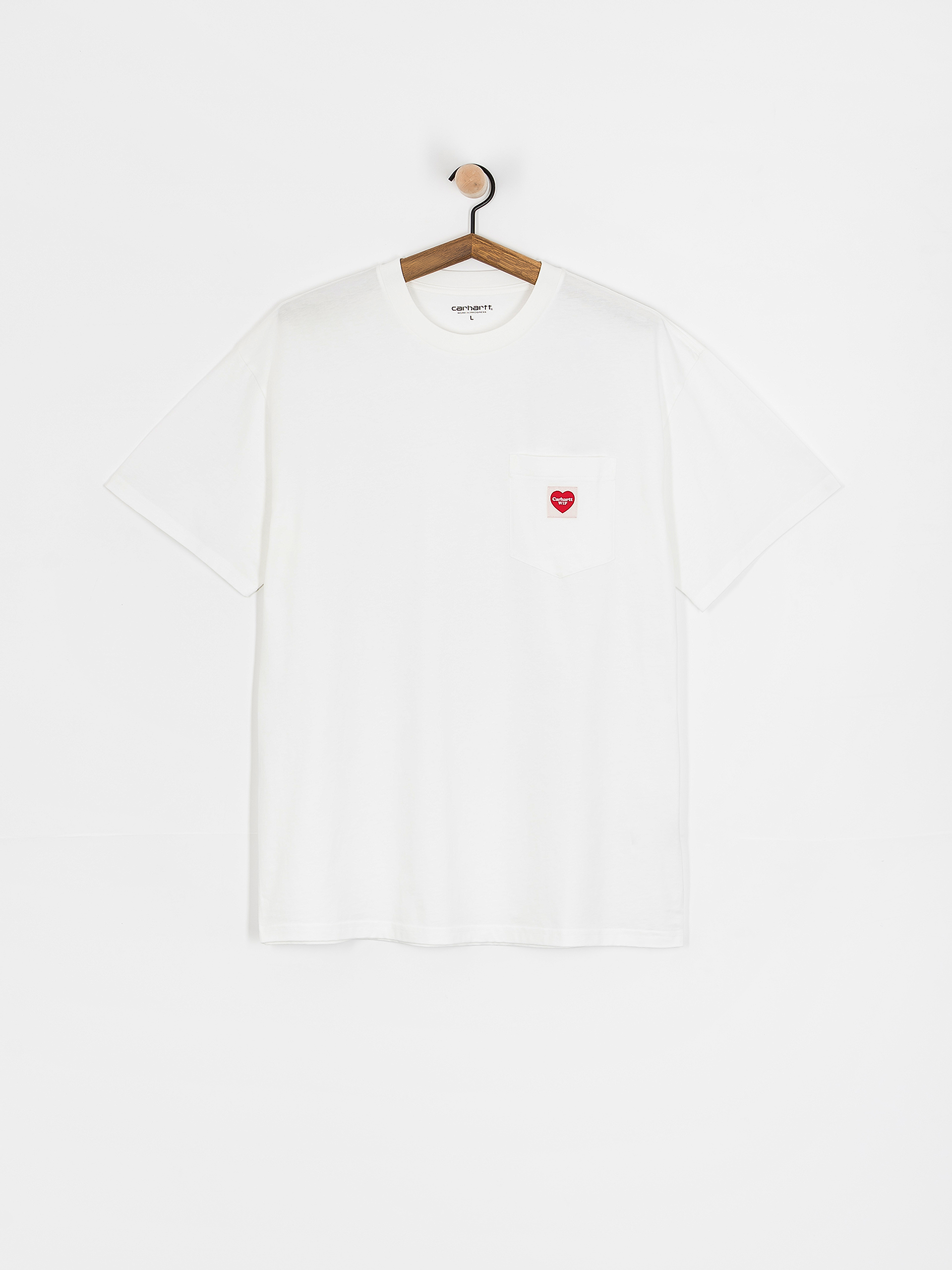 u0422u0435u043du0438u0441u043au0430 Carhartt WIP Pocket Heart (white/red)
