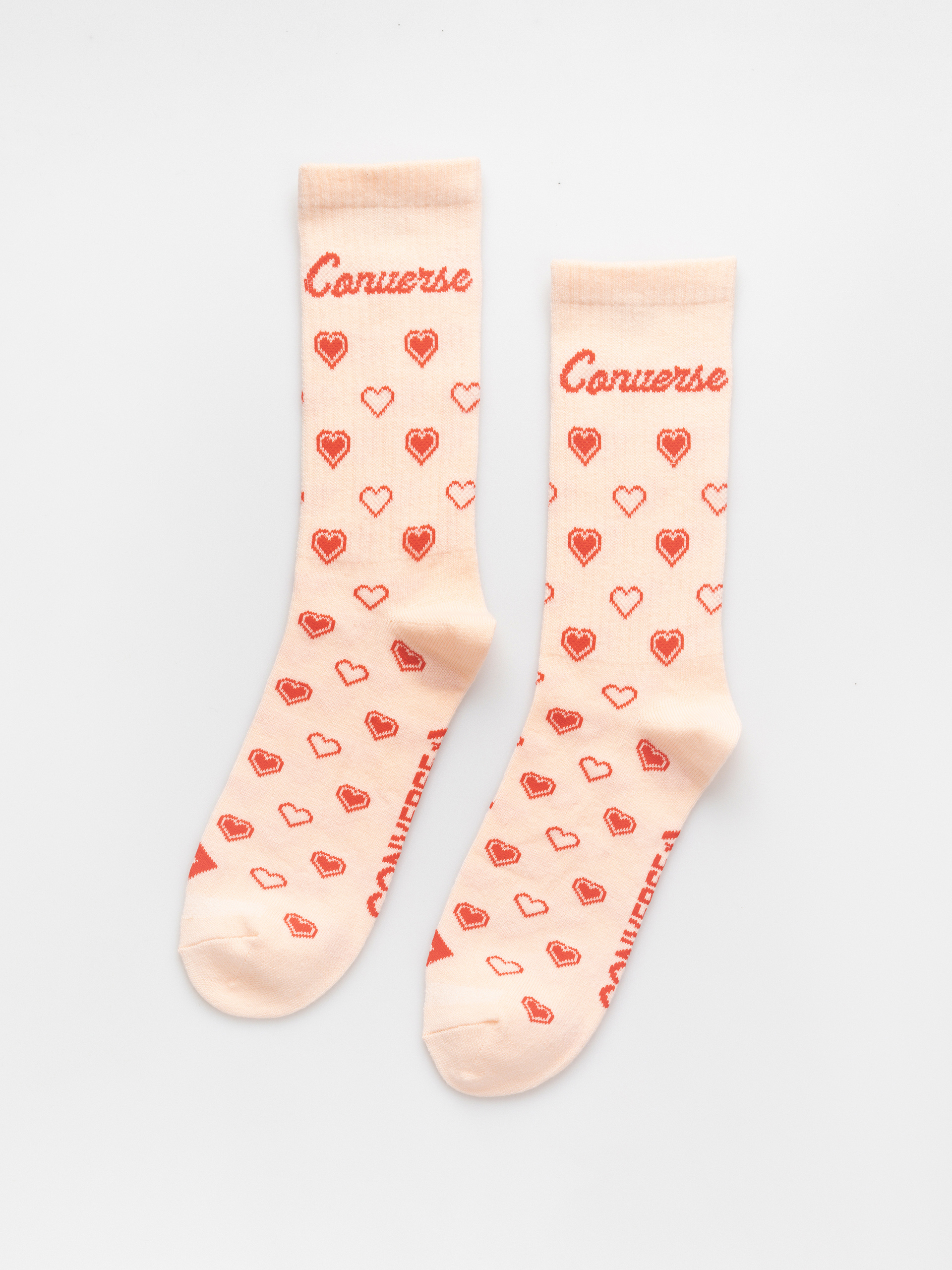 Чорапи Converse Love Crew Flat Knit Wmn (pale petal)