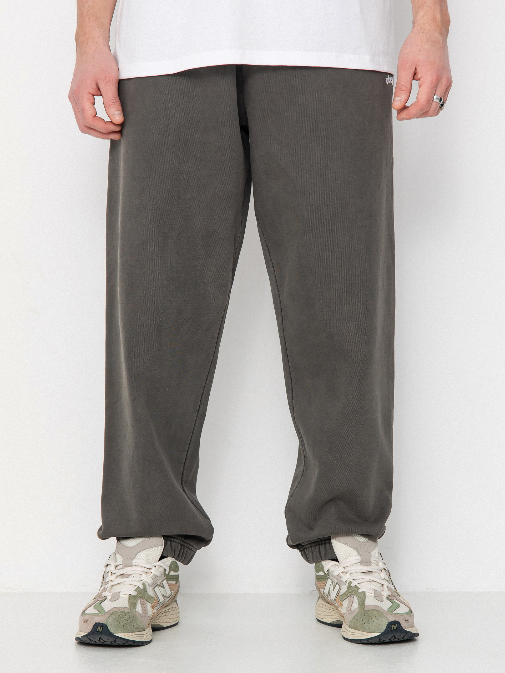 Панталони OBEY Lowercase Pigment (pigment digital black)