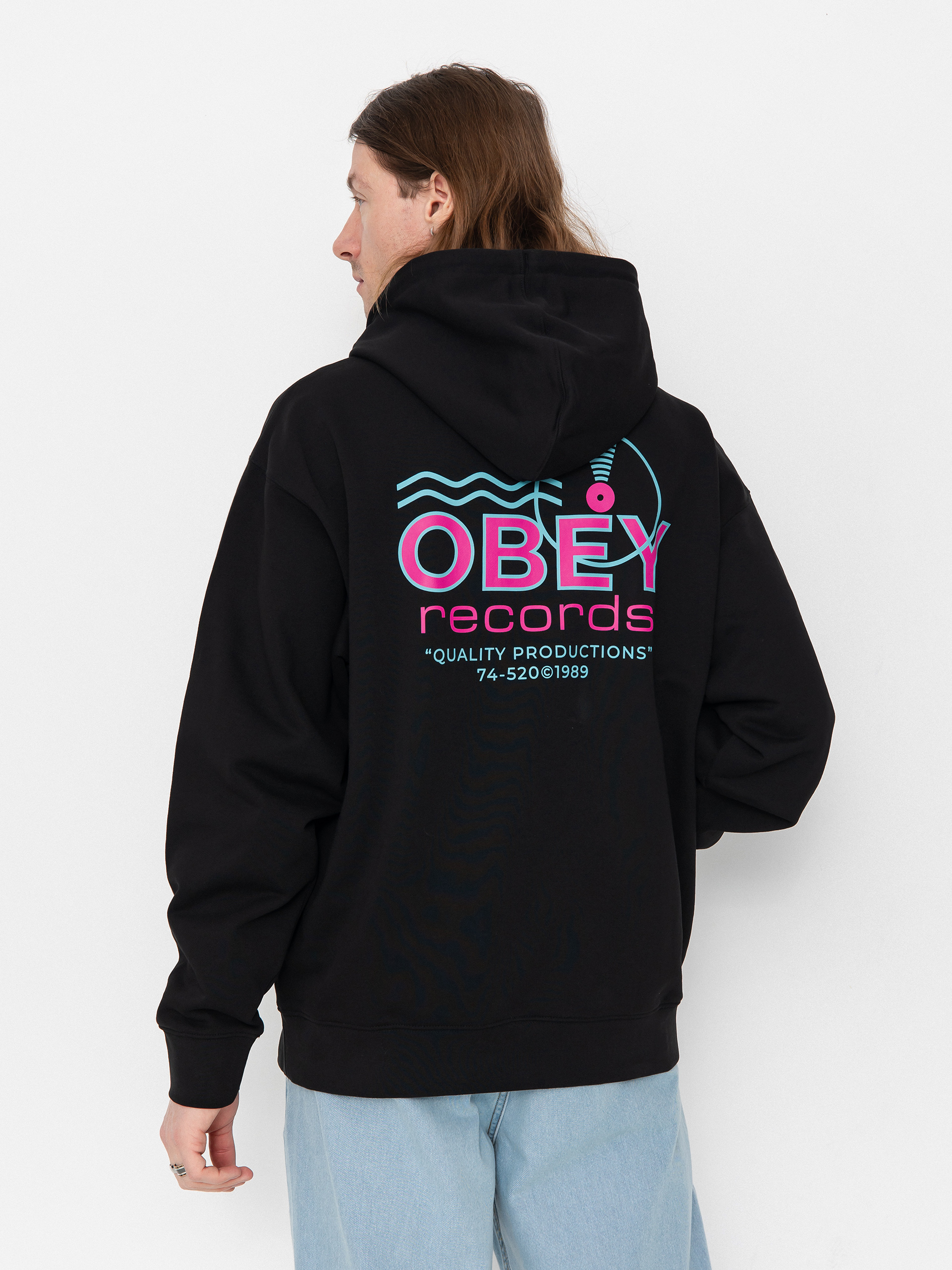 Суитшърт OBEY Records Sound Waves