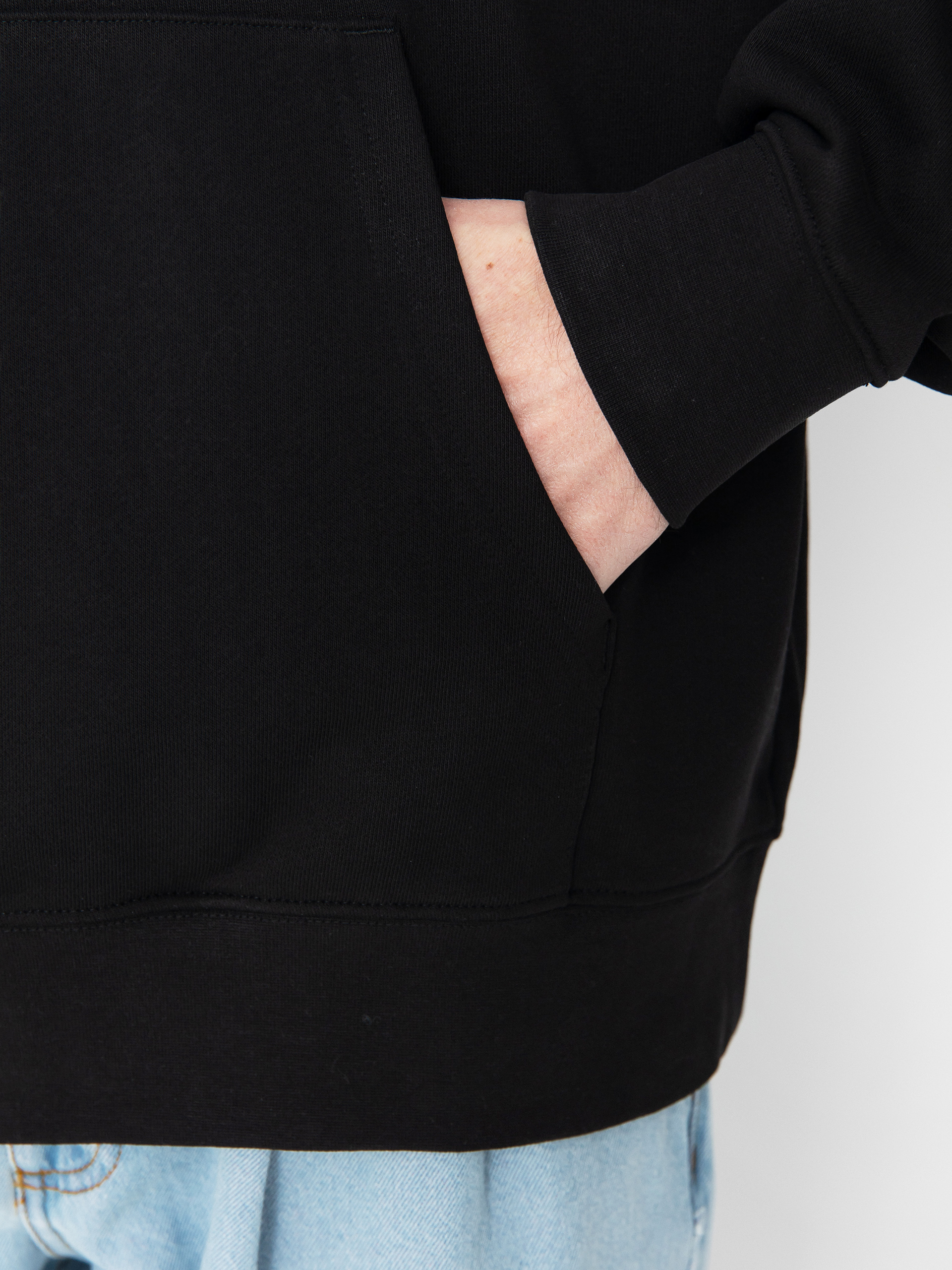 Суитшърт OBEY Records Sound Waves (black)