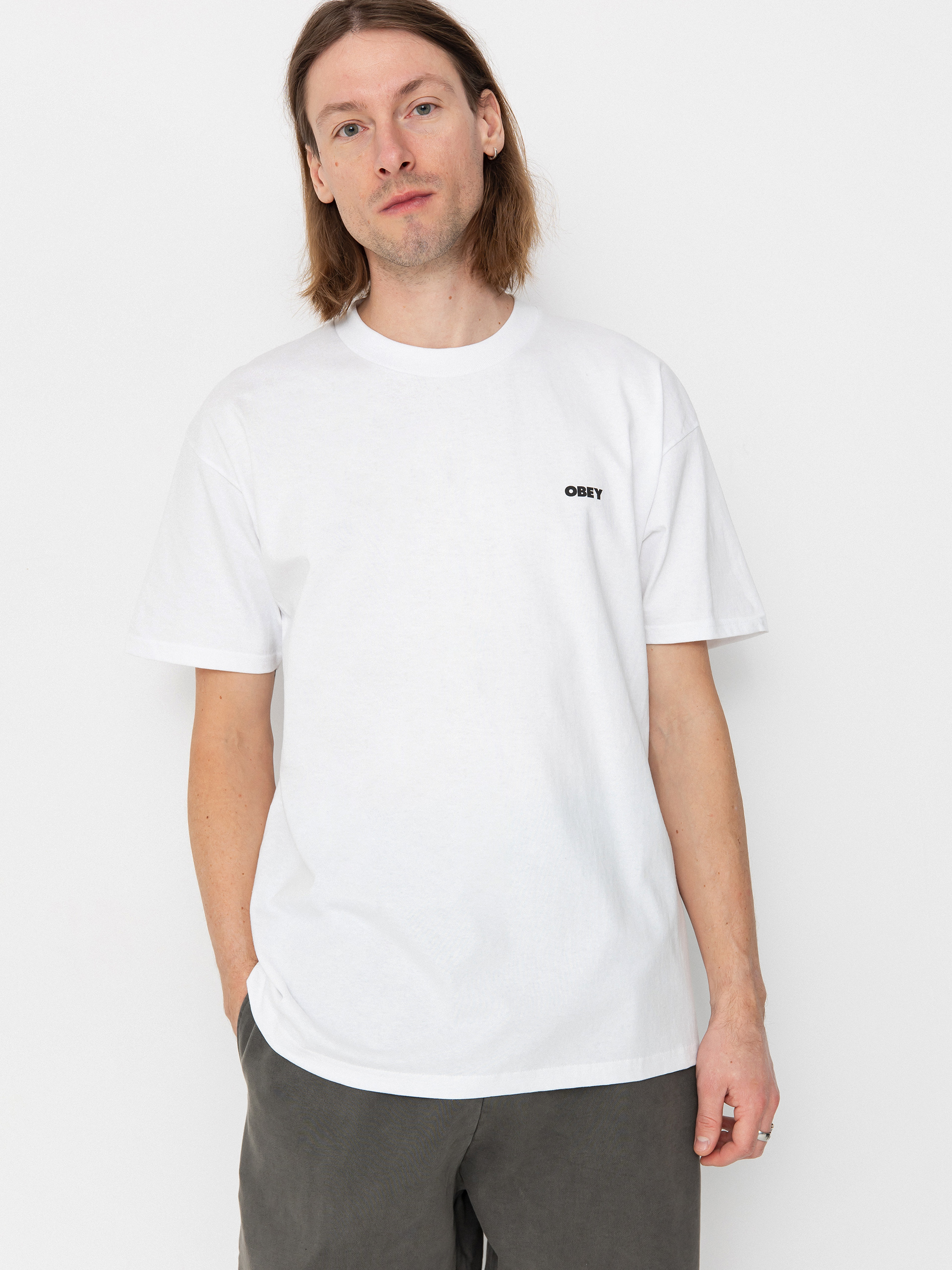 Тениска OBEY Cosmic Noise (white)