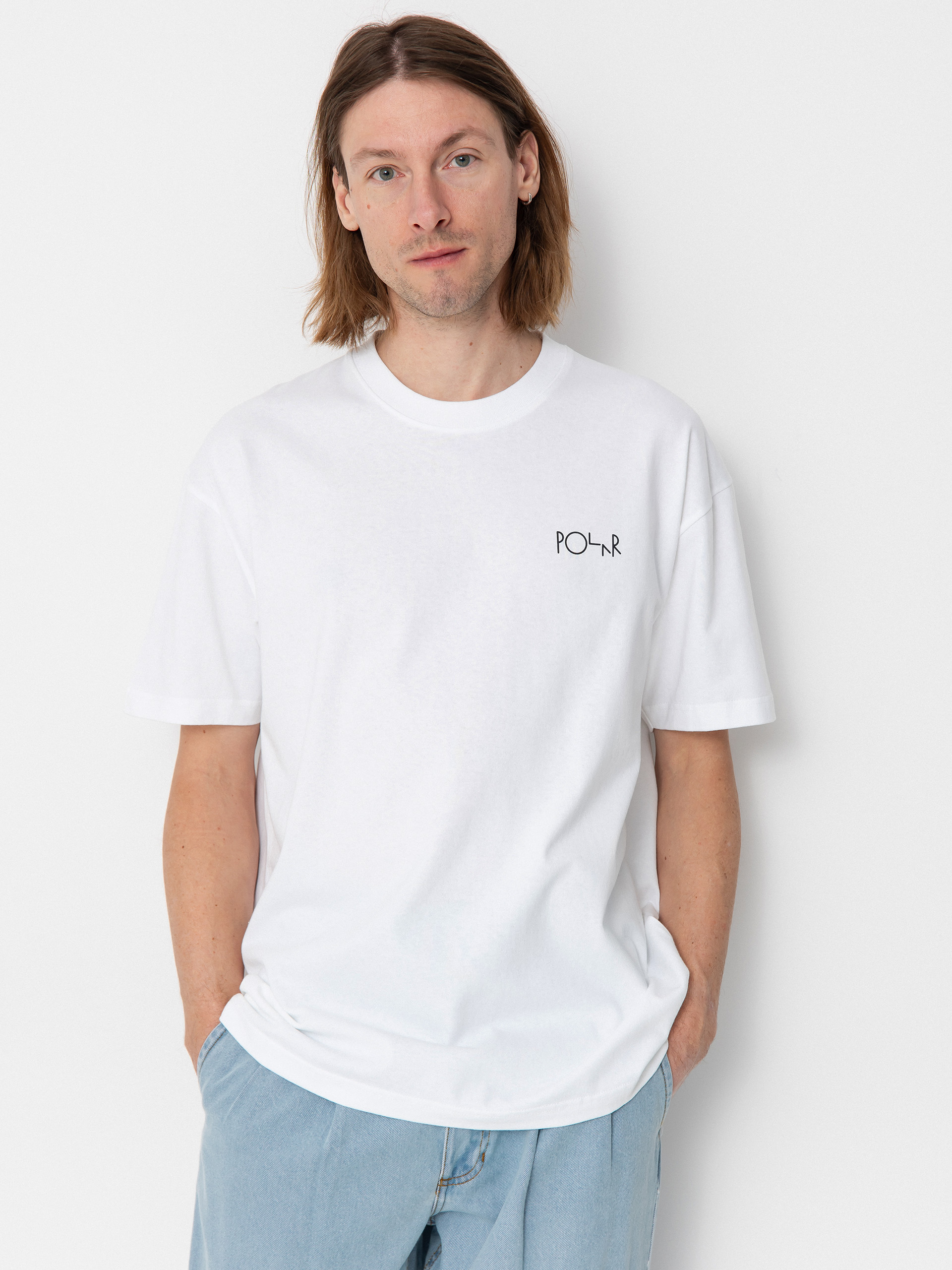 Тениска Polar Skate Fill Logo Ourselves Collage (white)