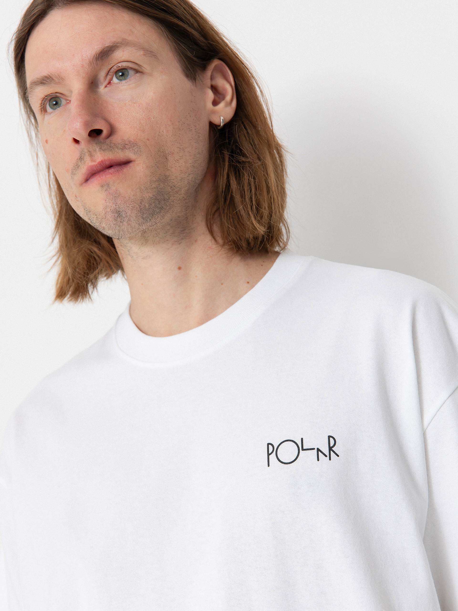Тениска Polar Skate Fill Logo Ourselves Collage (white)