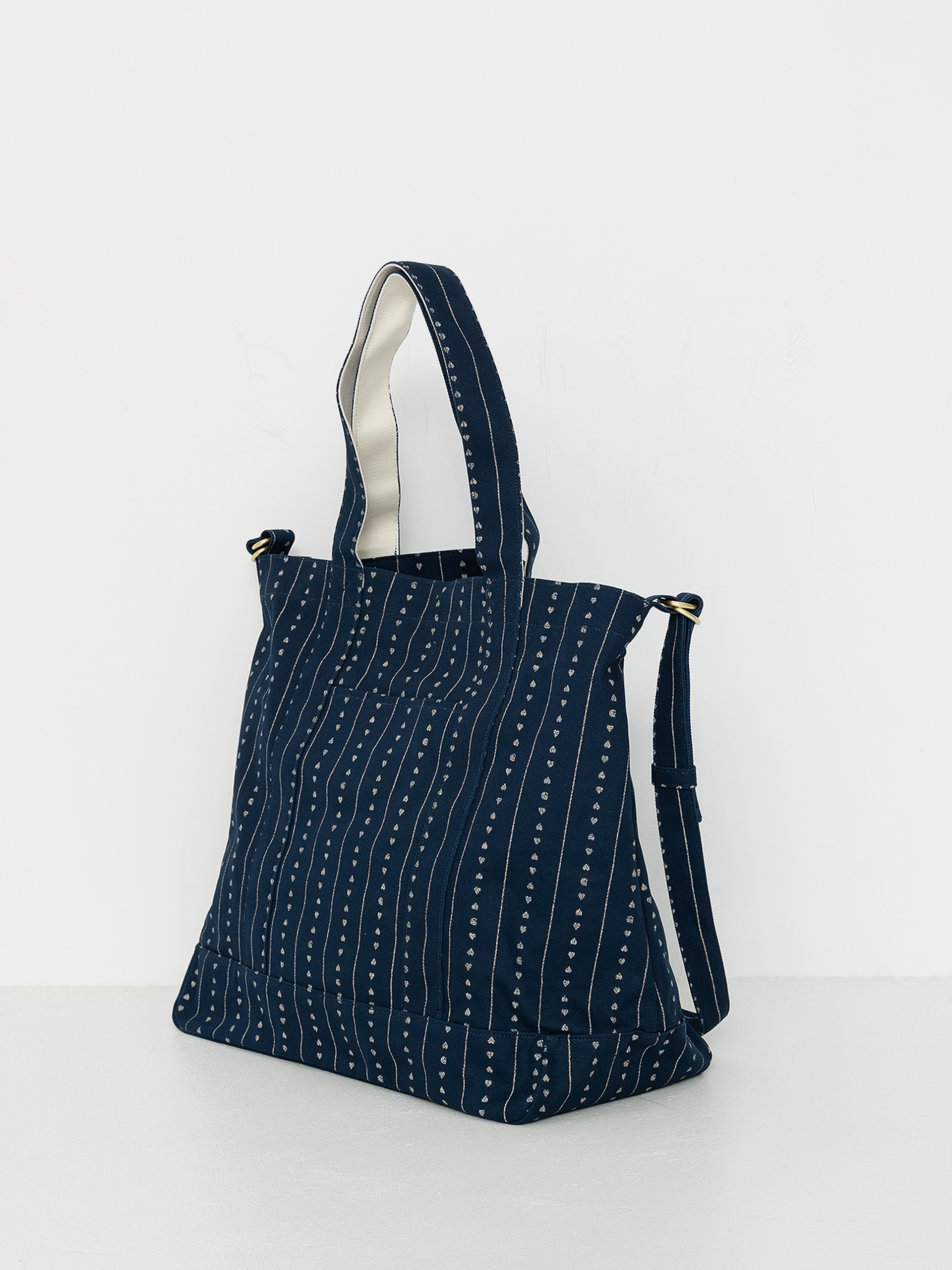 Чанта Carhartt WIP Drewe Tote (heart c pinstripe/ink/natural)