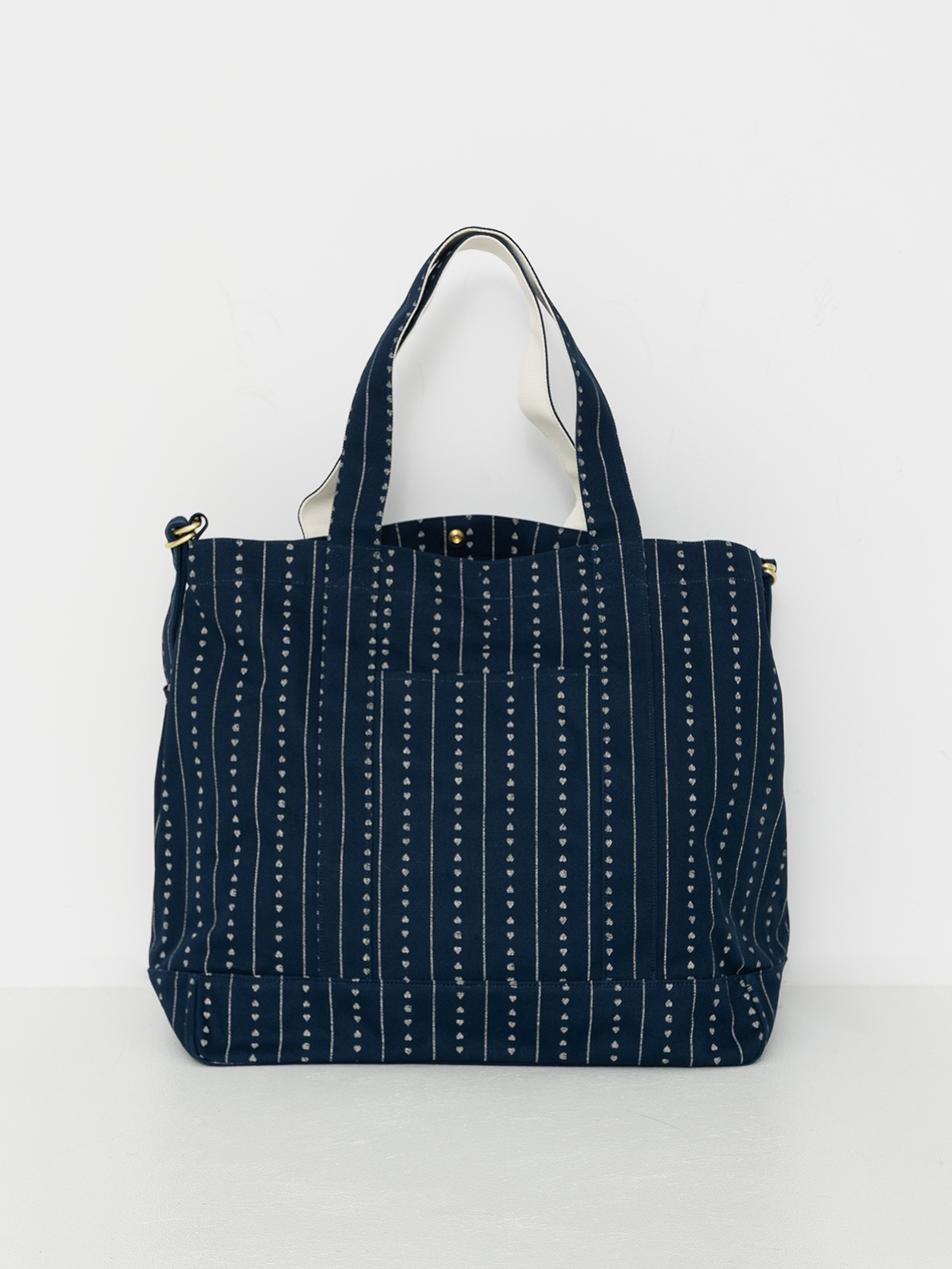 Чанта Carhartt WIP Drewe Tote (heart c pinstripe/ink/natural)