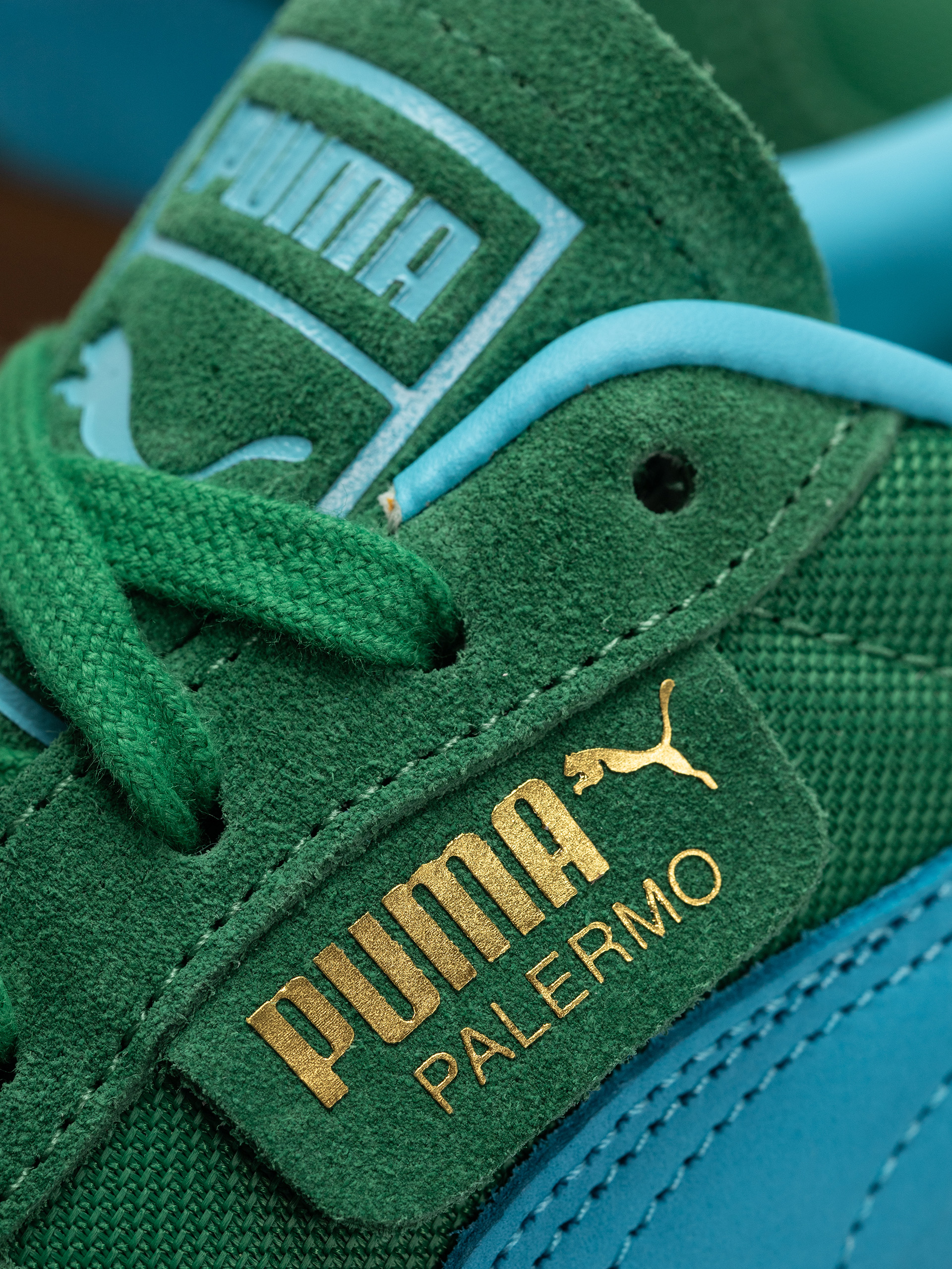 Обувки Puma Palermo Vintage Update (archive green bright aqua)