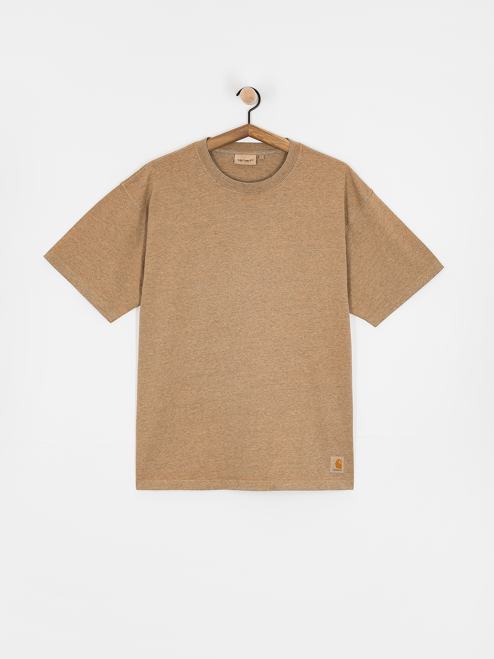 Тениска Carhartt WIP Caspian (hamilton brown heather)