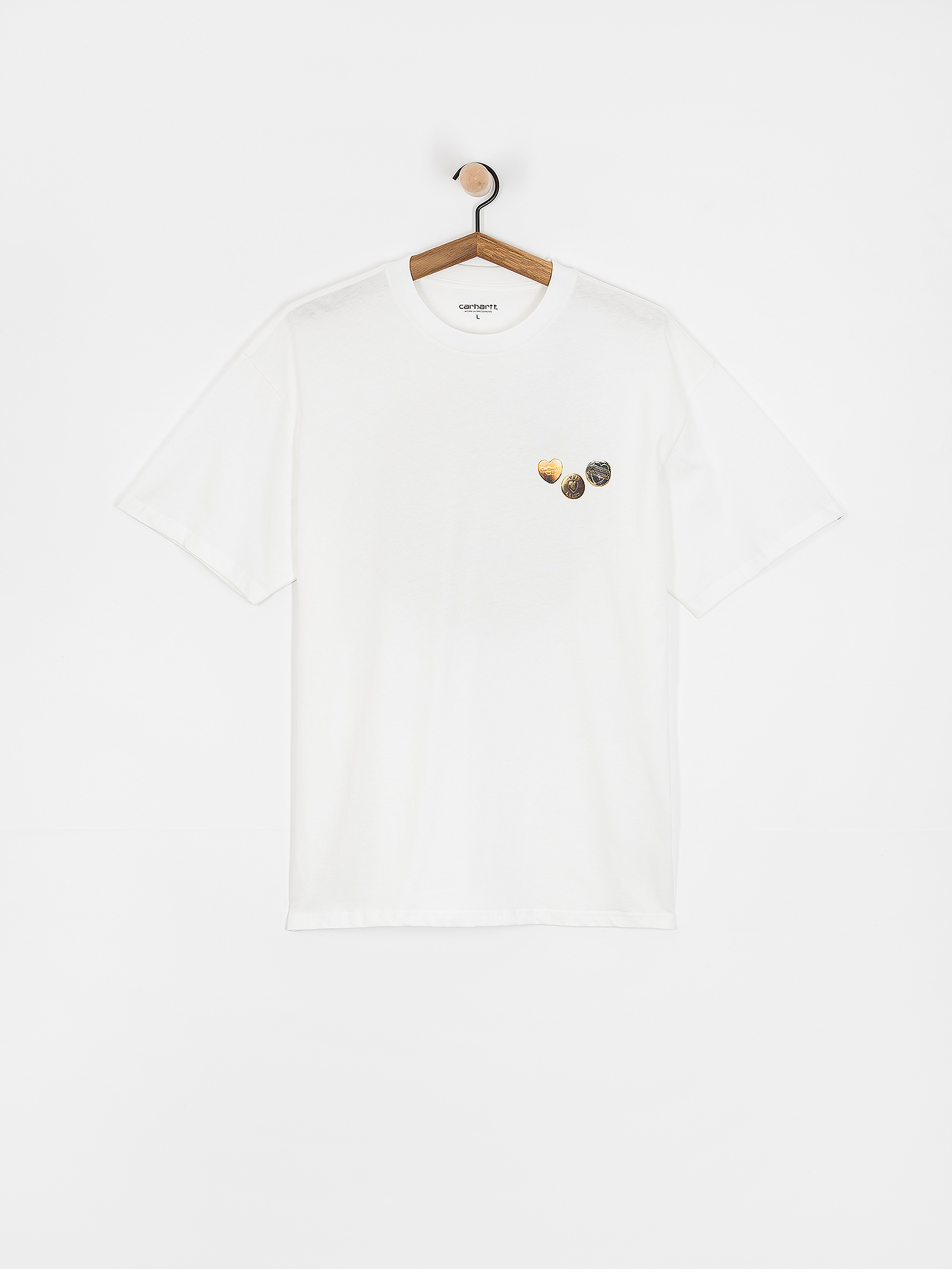 Тениска Carhartt WIP Button (white)