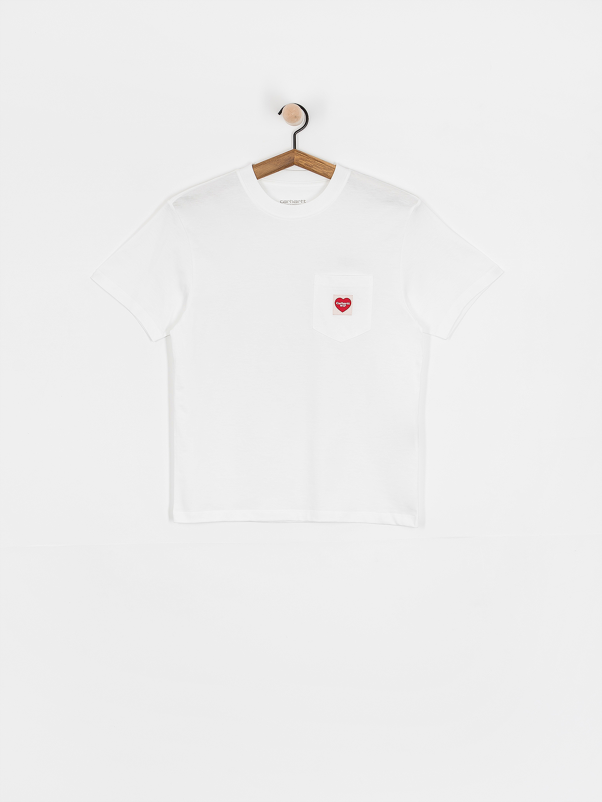 Тениска Carhartt WIP Pocket Heart Wmn (white/red)