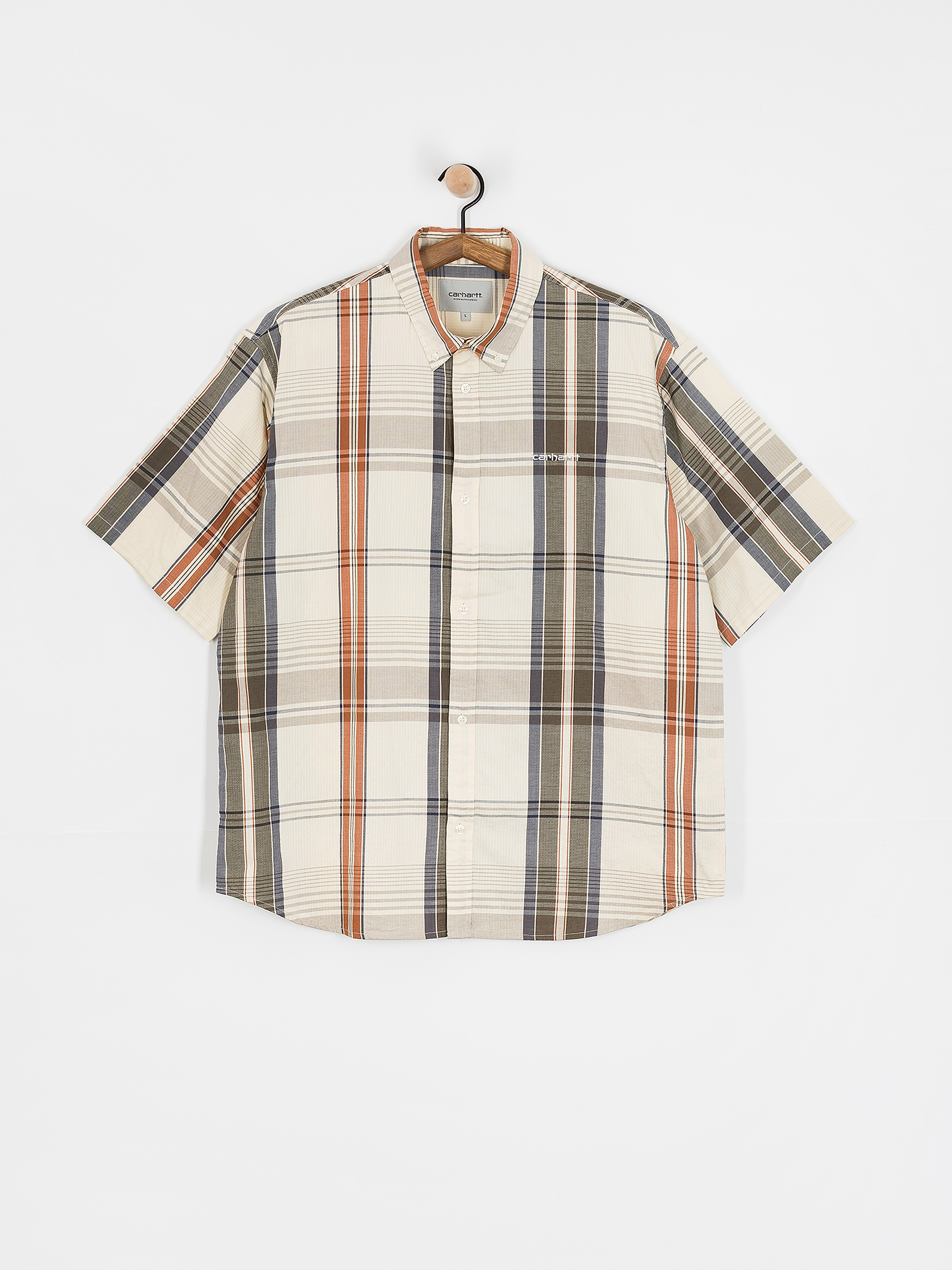 Риза Carhartt WIP Roslin (roslin check/natural/wax)