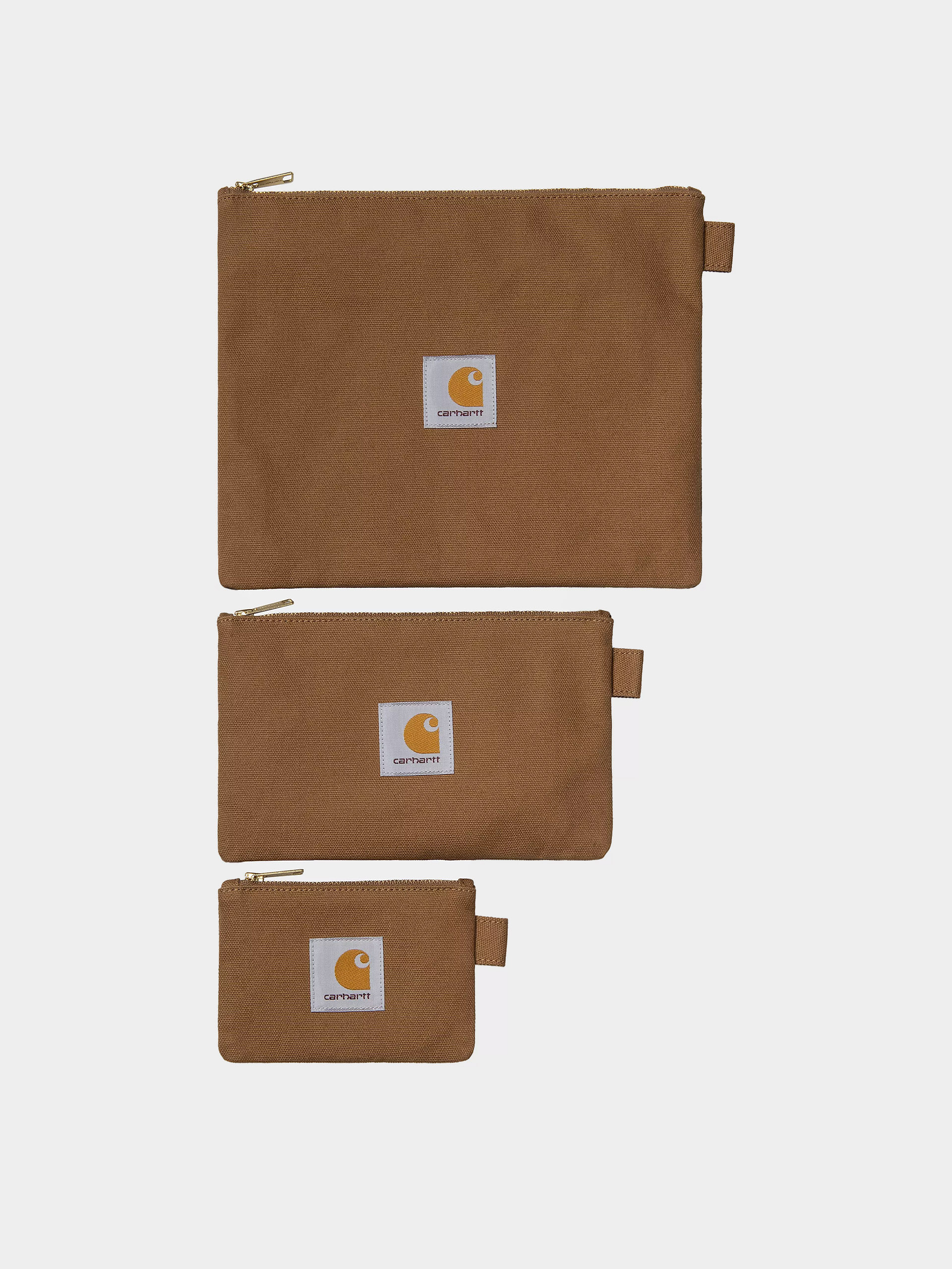 Pozostałe Carhartt WIP Canvas Pouch Set (hamilton brown)