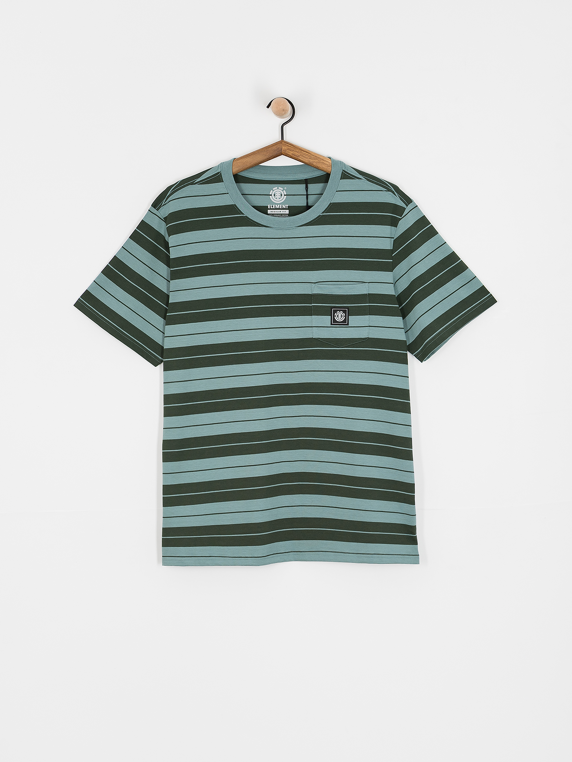 Тениска Element Basic Pocket Label (treillis/jungle green)