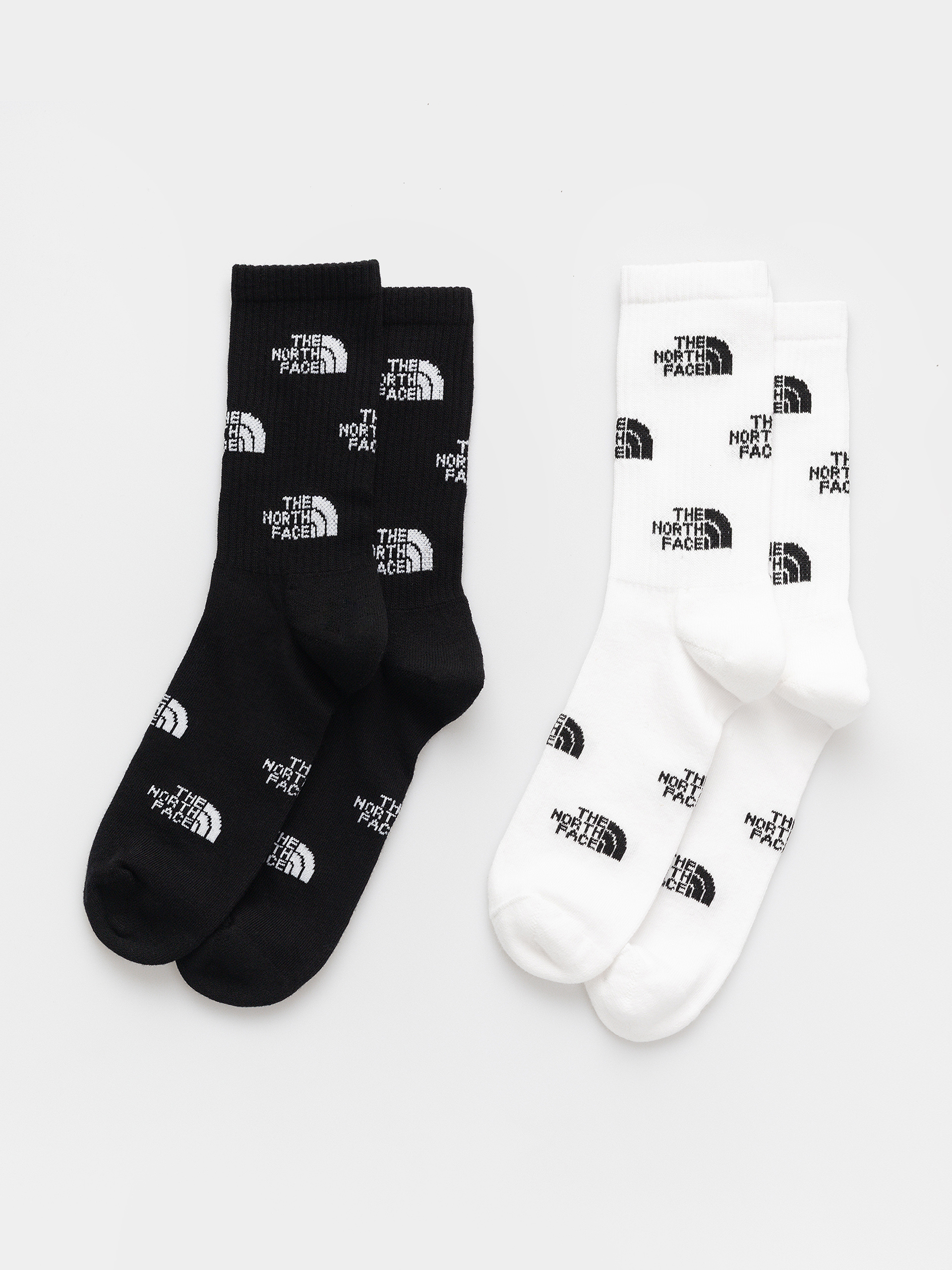 Чорапи The North Face Everyday Crew Logo 2P (tnf black/tnf white)