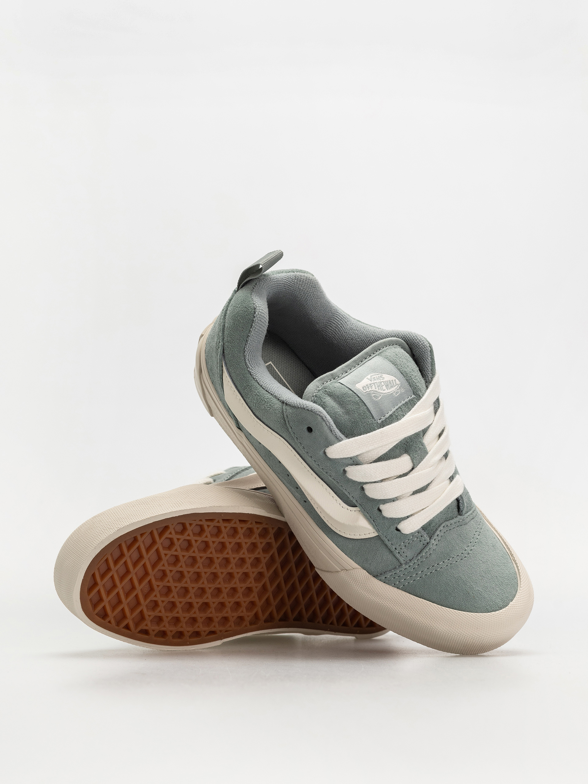 Обувки Vans Knu Skool (pig suede puritan gray)