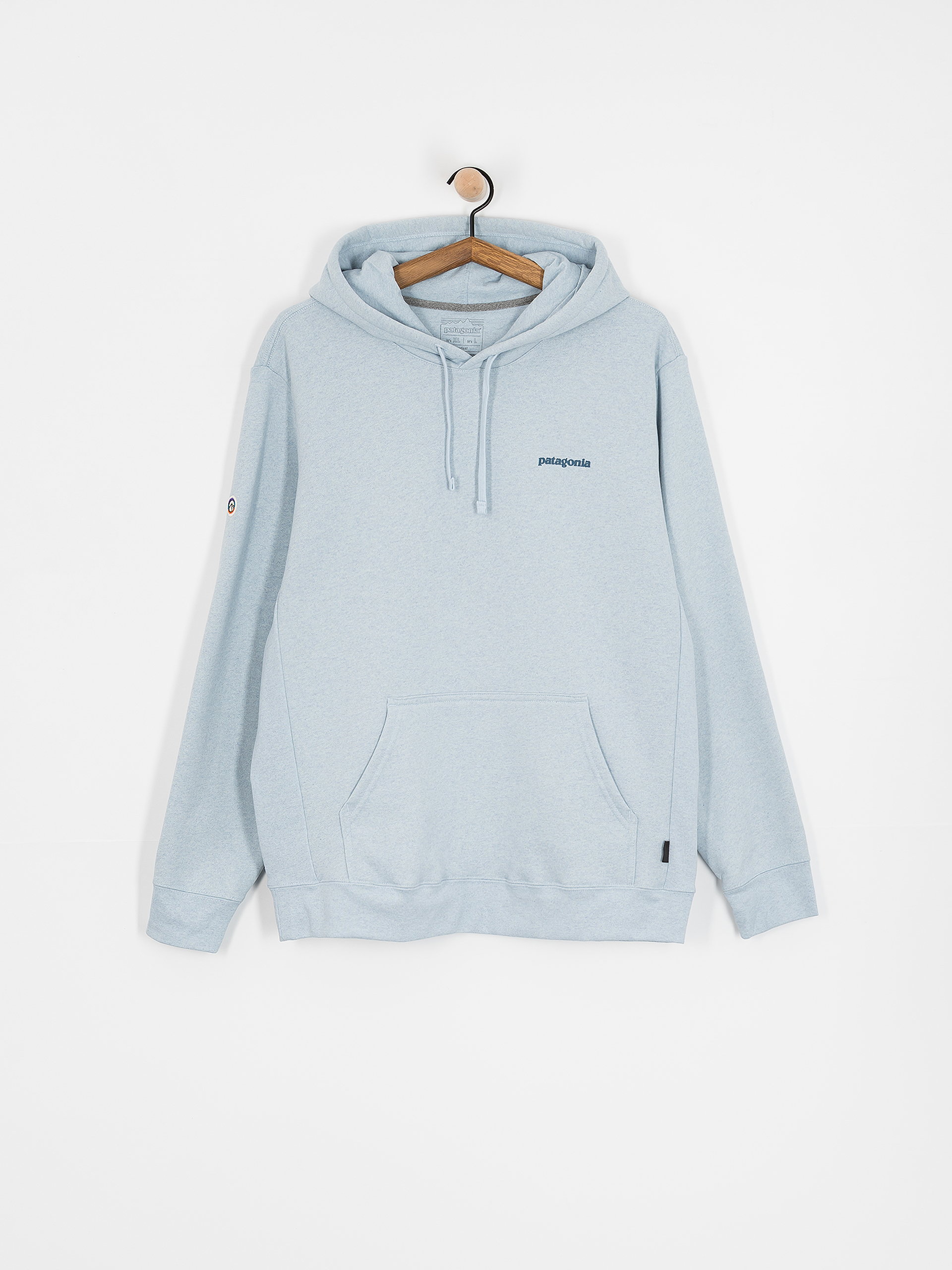 Суитшърт с качулка Patagonia Fitz Roy Icon Uprisal HD (fleck blue)