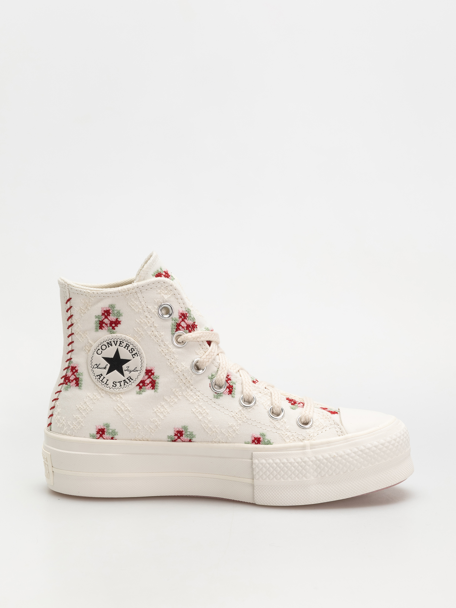 u041au0435u0446u043eu0432u0435 Converse Chuck Taylor All Star Lift Hi Wmn (vintage white/horizon pink)