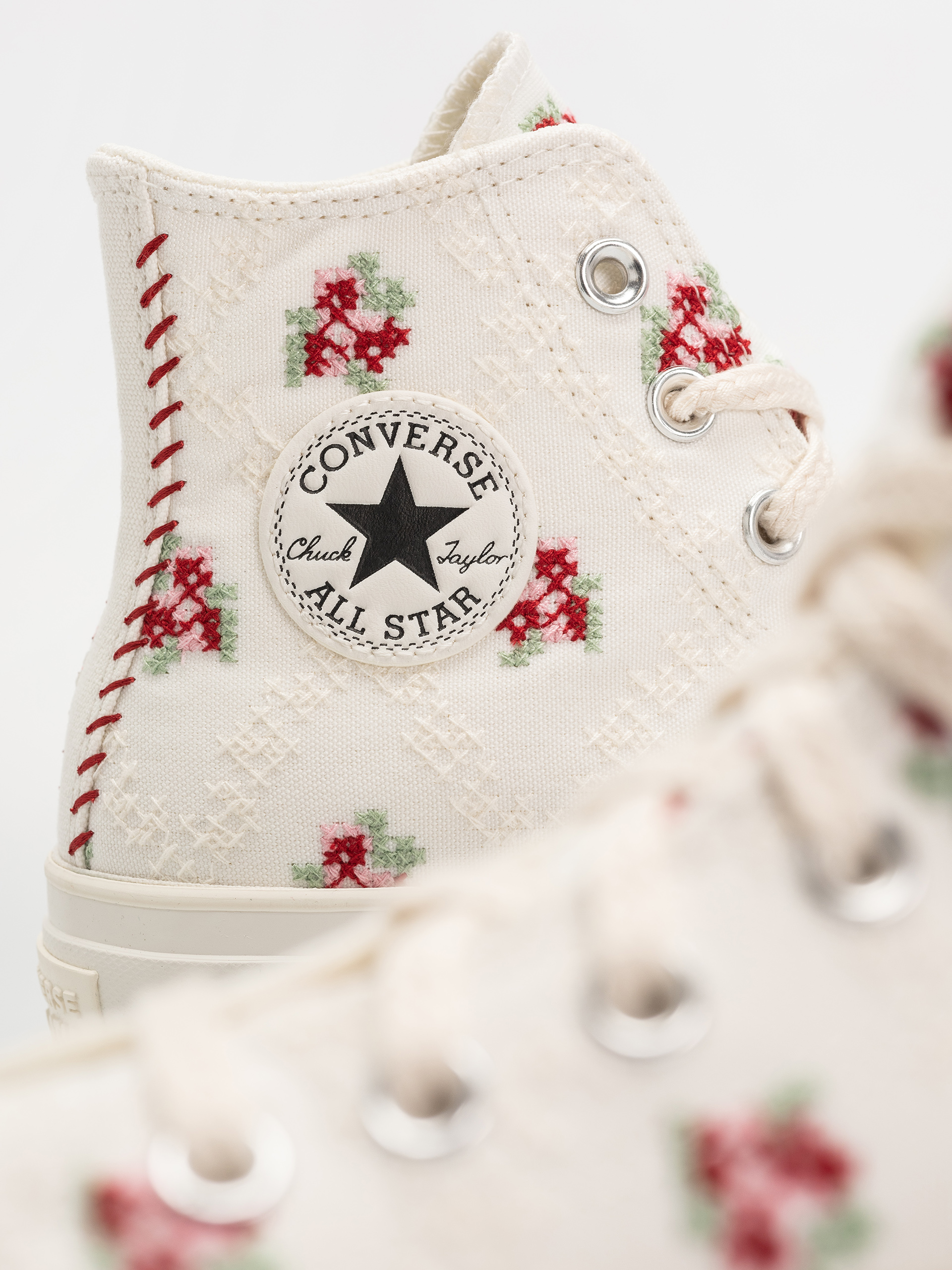 Кецове Converse Chuck Taylor All Star Lift Hi Wmn (vintage white/horizon pink)