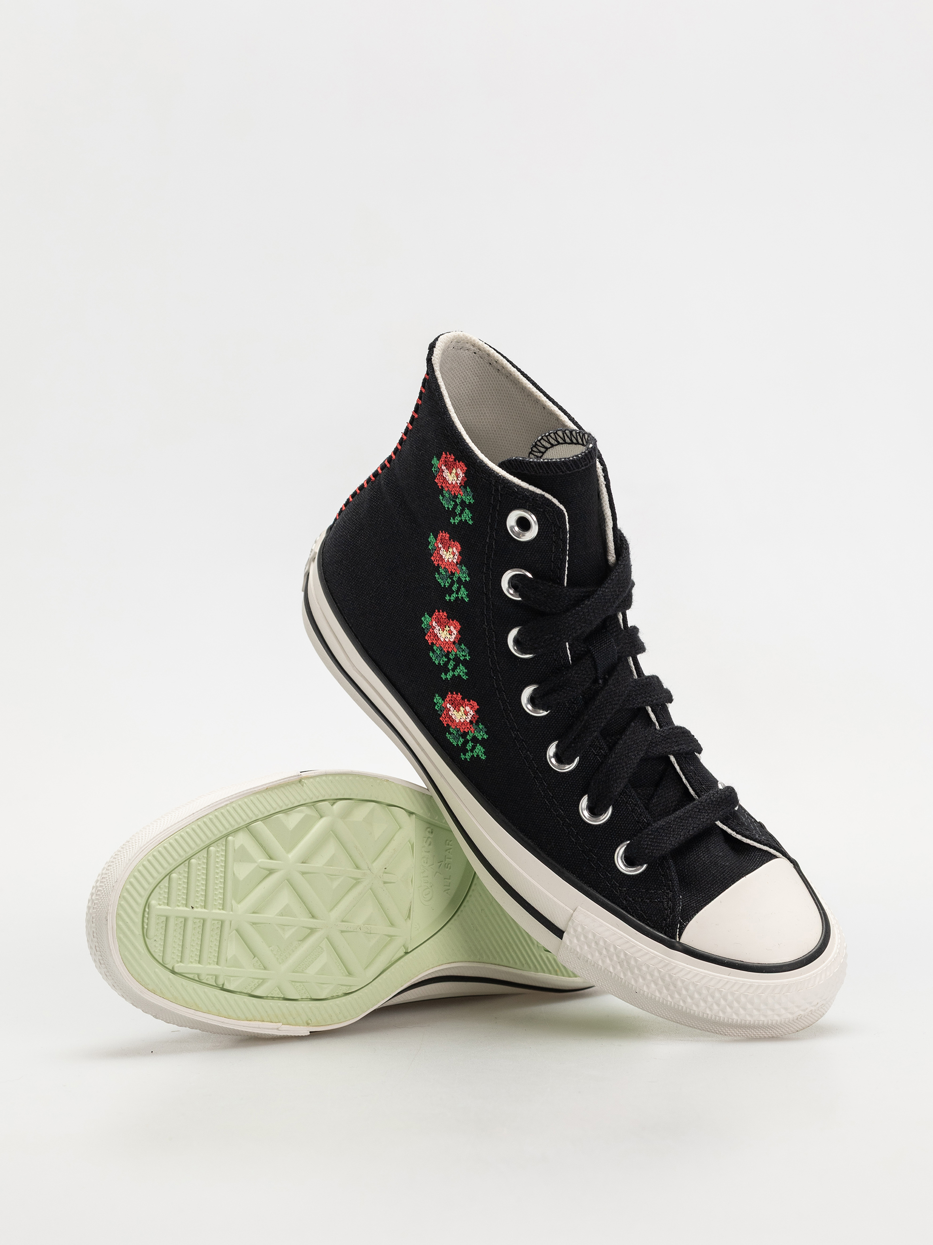 Кецове Converse Chuck Taylor All Star Hi Wmn (black/lt jellyfish jitter)