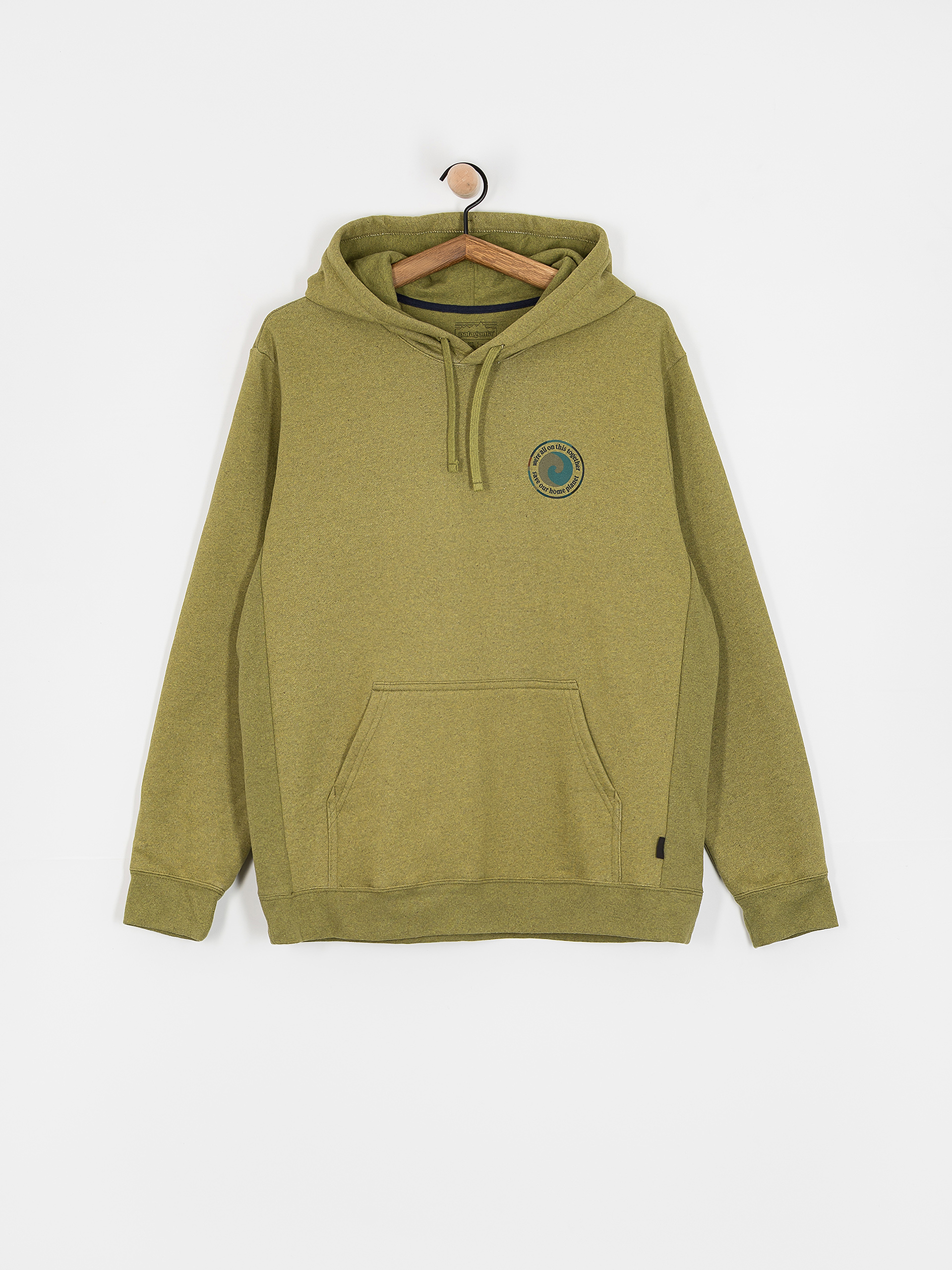 Суитшърт с качулка Patagonia Unity Fitz Uprisal HD (graze green)