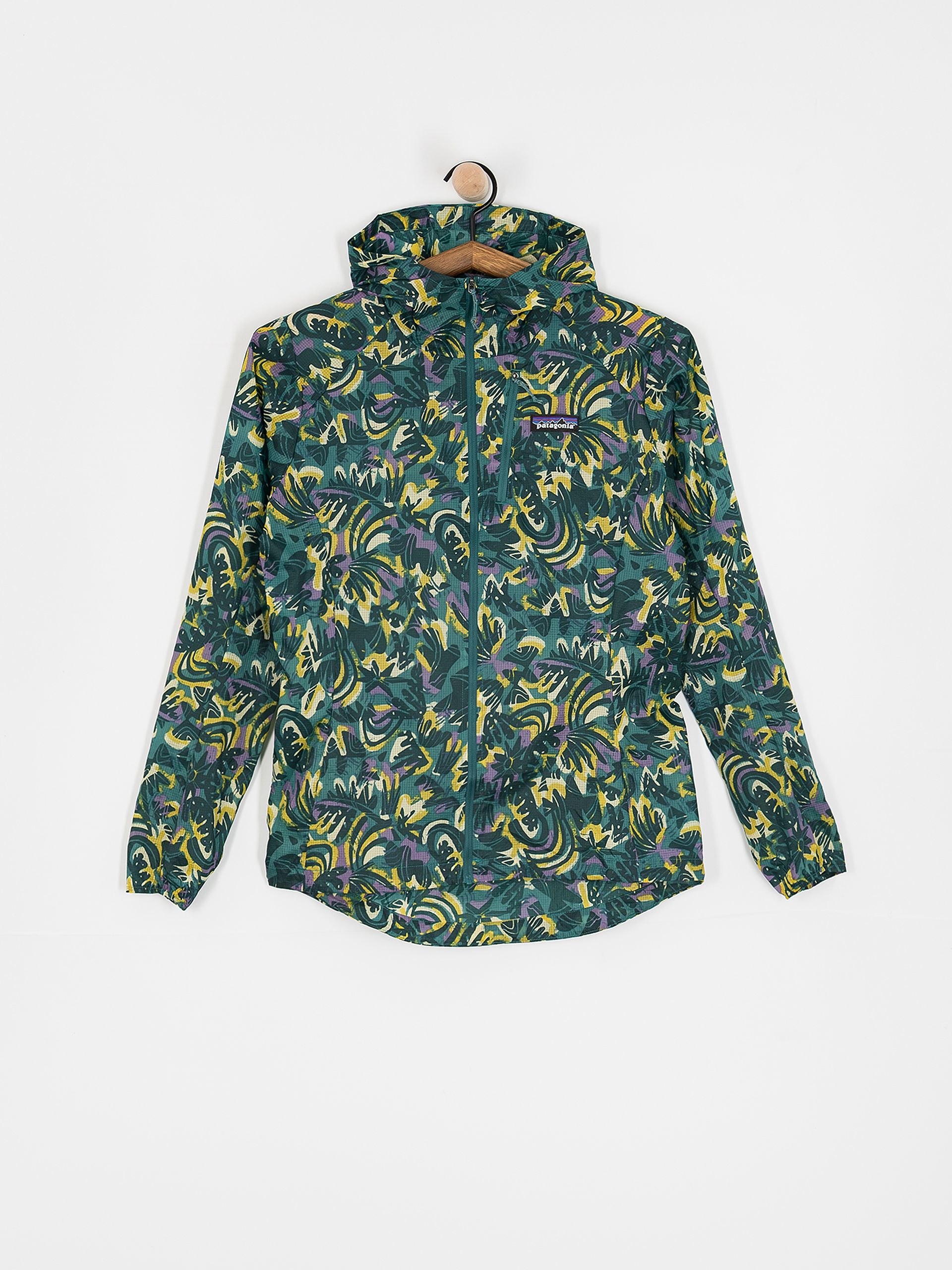 Яке Patagonia Houdini Wmn (wild botanist/wetland blue)